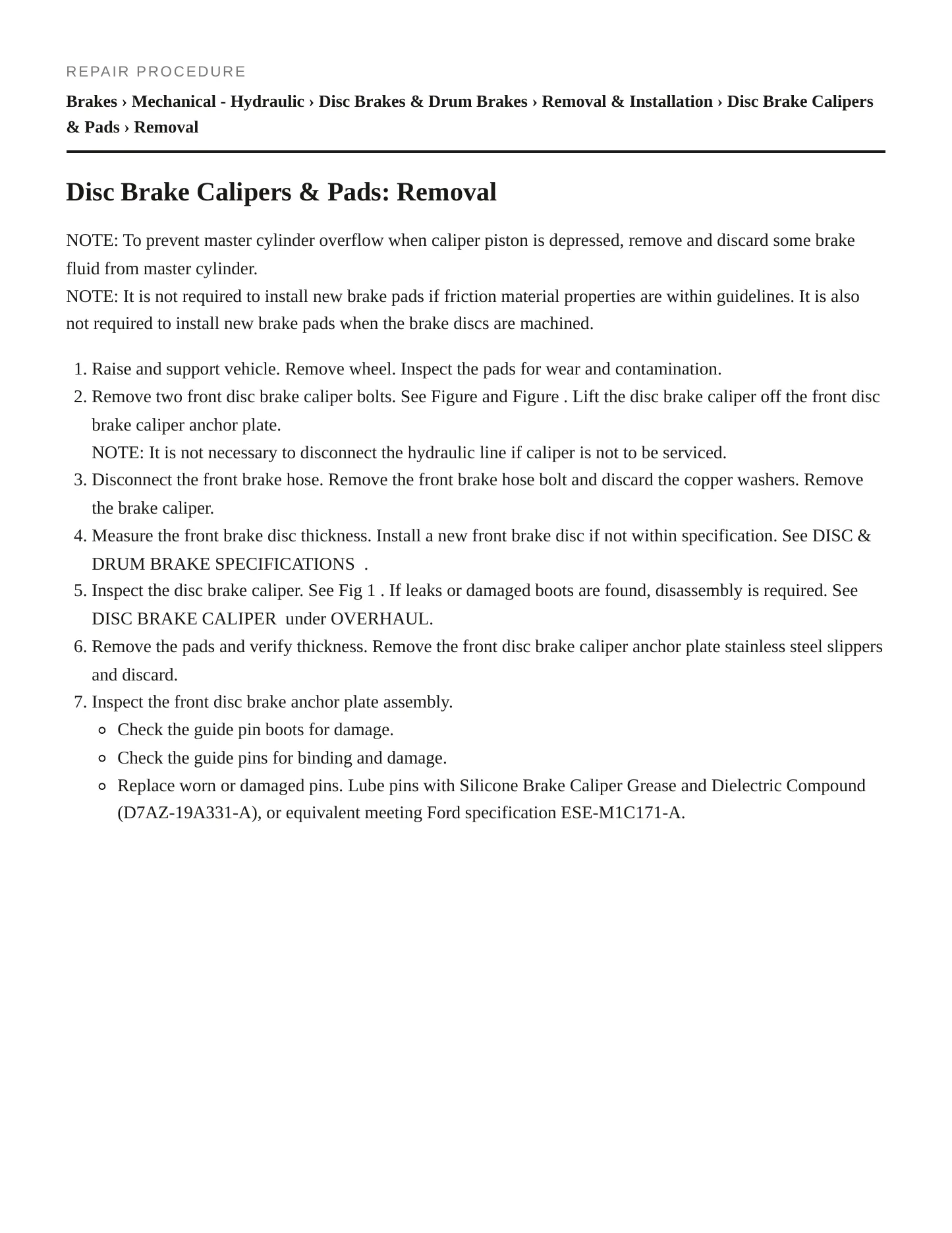 2003 Ford Windstar Service and Repair Manual preview page 4