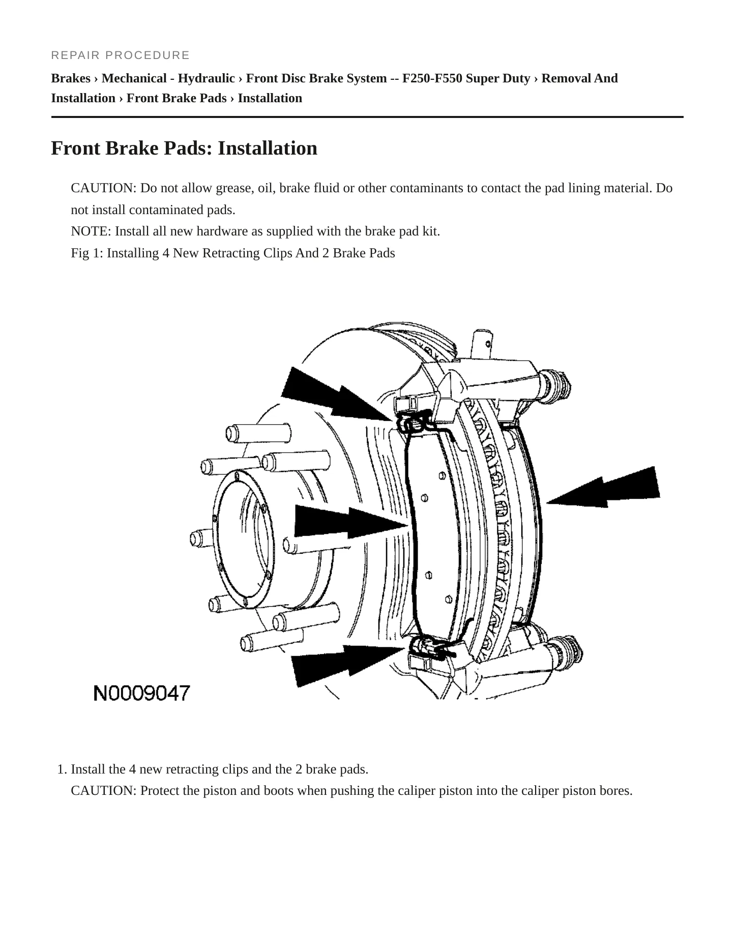 2005 Ford F-250 service manual page 5