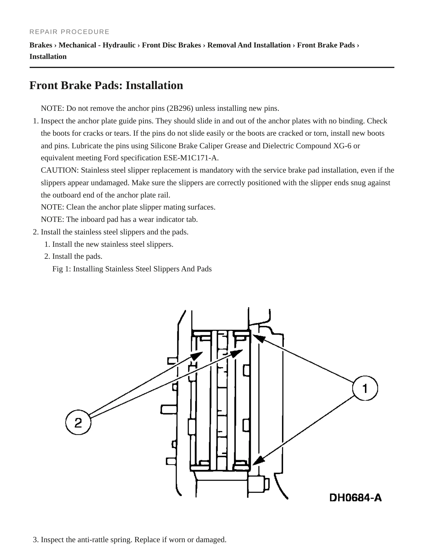 2005 Ford Ranger Service and Repair Manual preview page 5