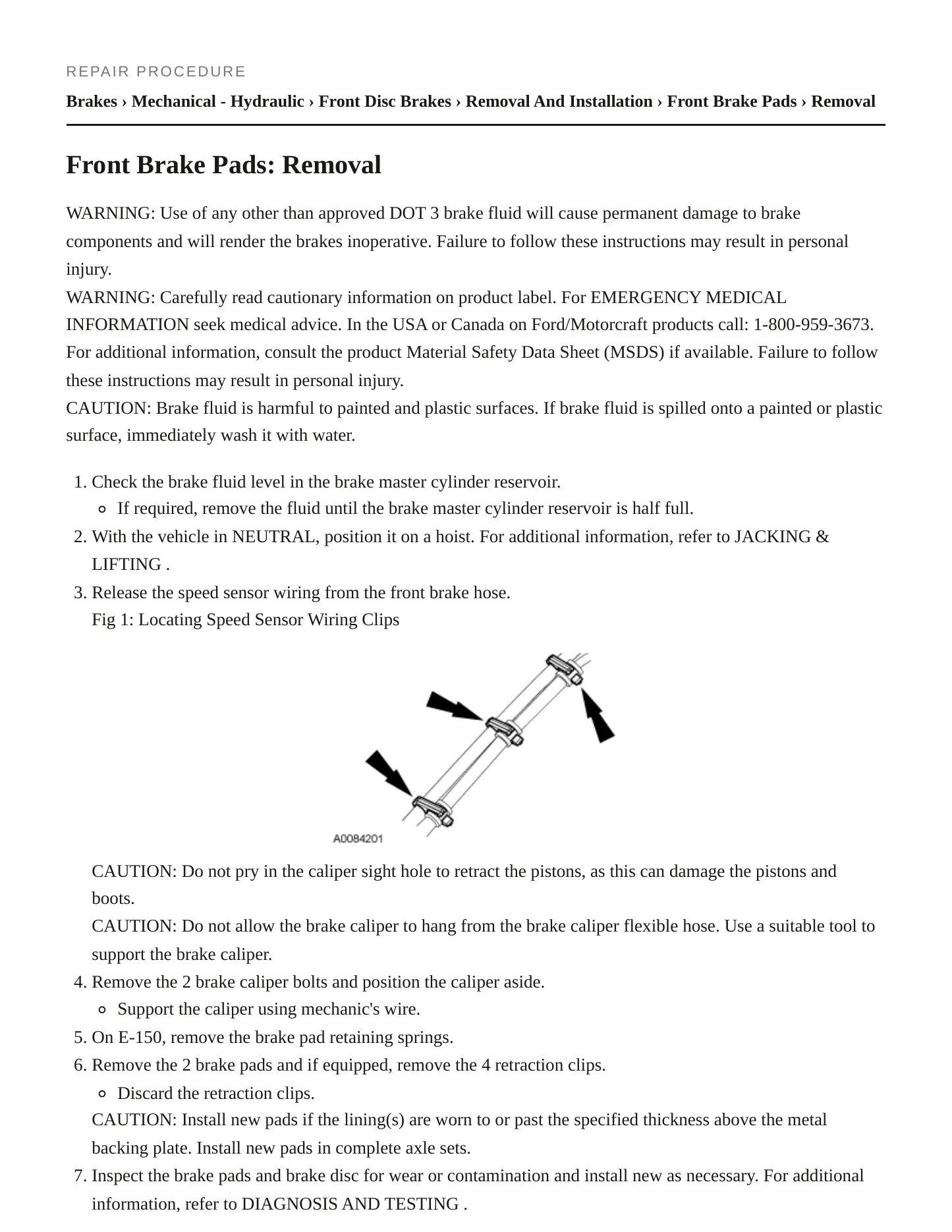 2006 Ford Econoline service manual page 5
