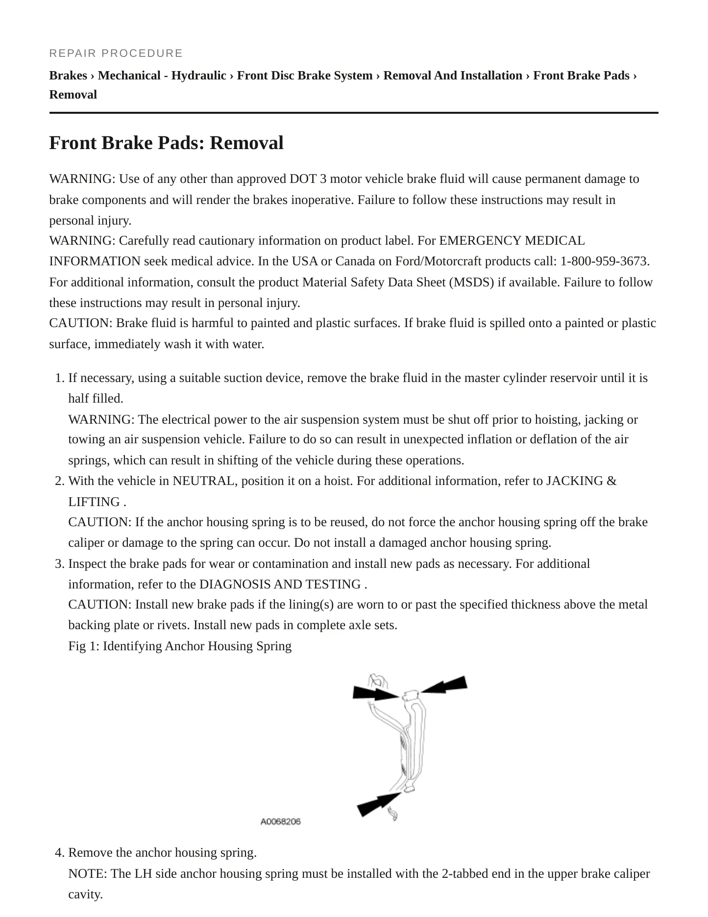 2006 Ford Expedition Service and Repair Manual preview page 4