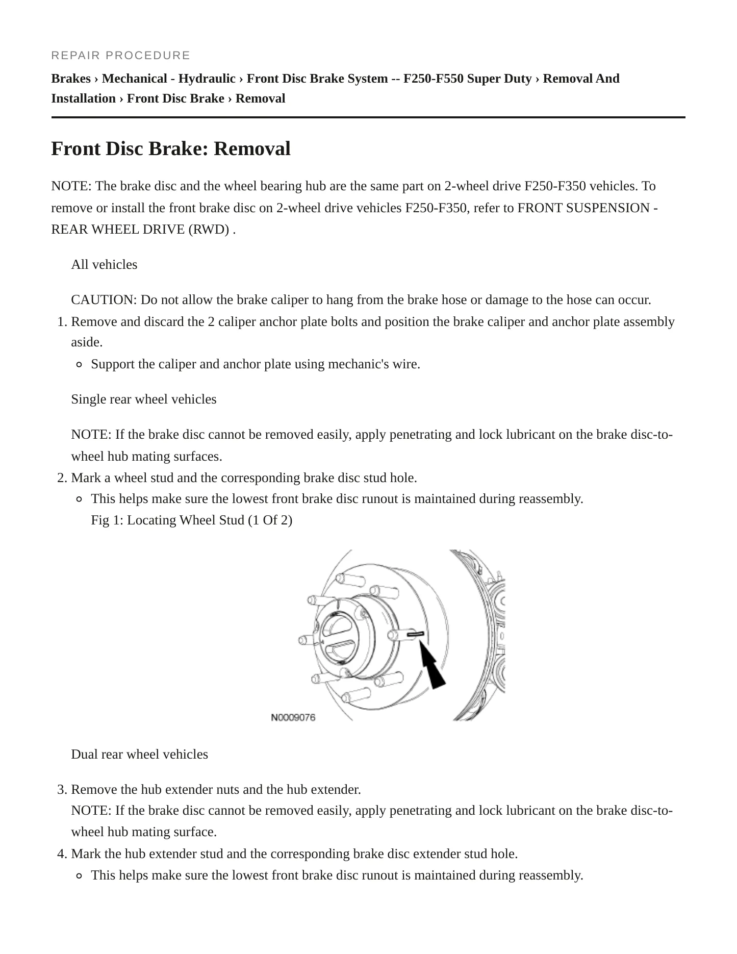 2006 Ford F-550 Super Duty service manual page 5