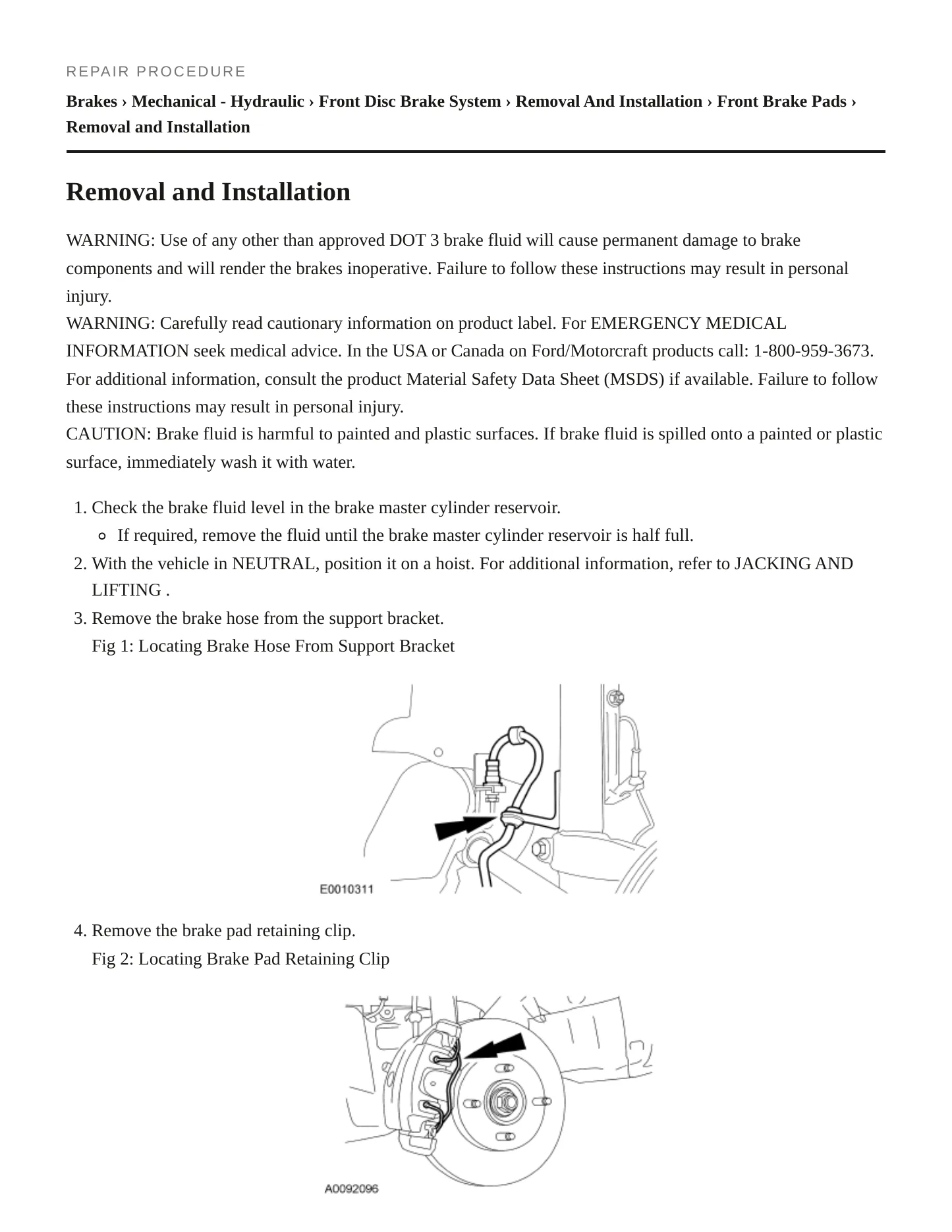 2006 Ford Focus Service and Repair Manual preview page 4