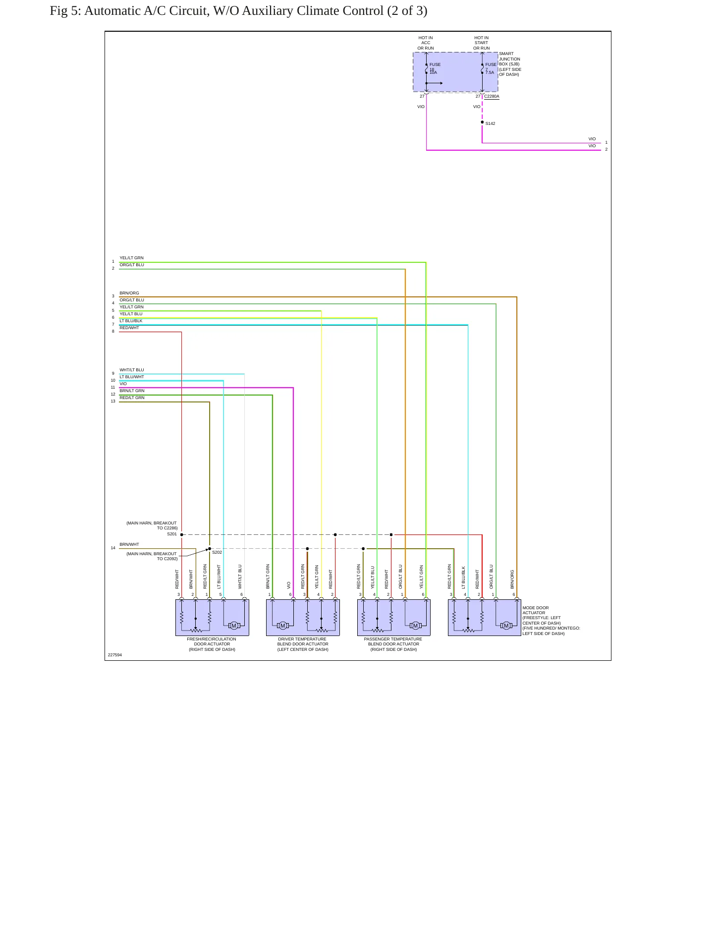2006 Ford Freestyle Service and Repair Manual preview page 10