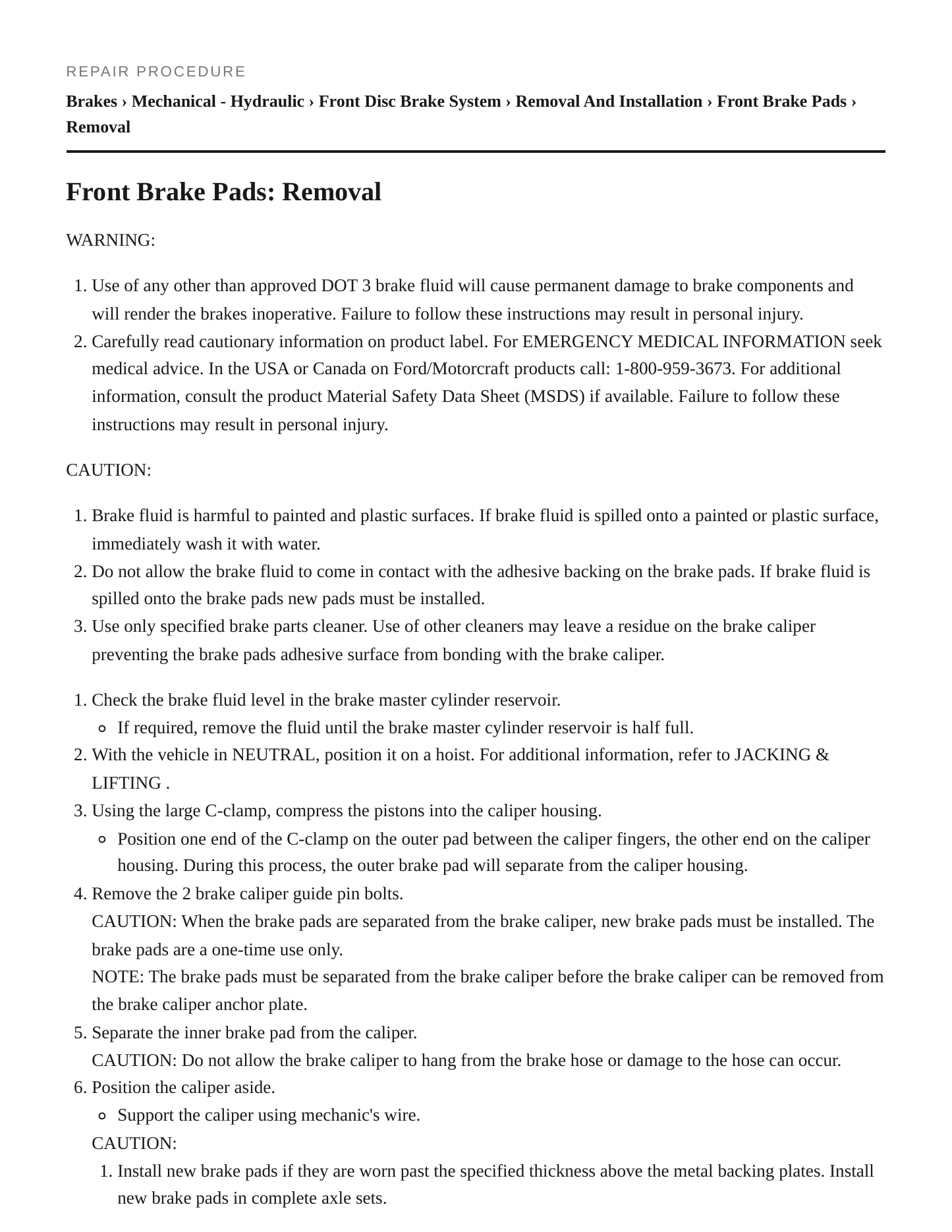 2006 Ford Freestyle service manual page 4
