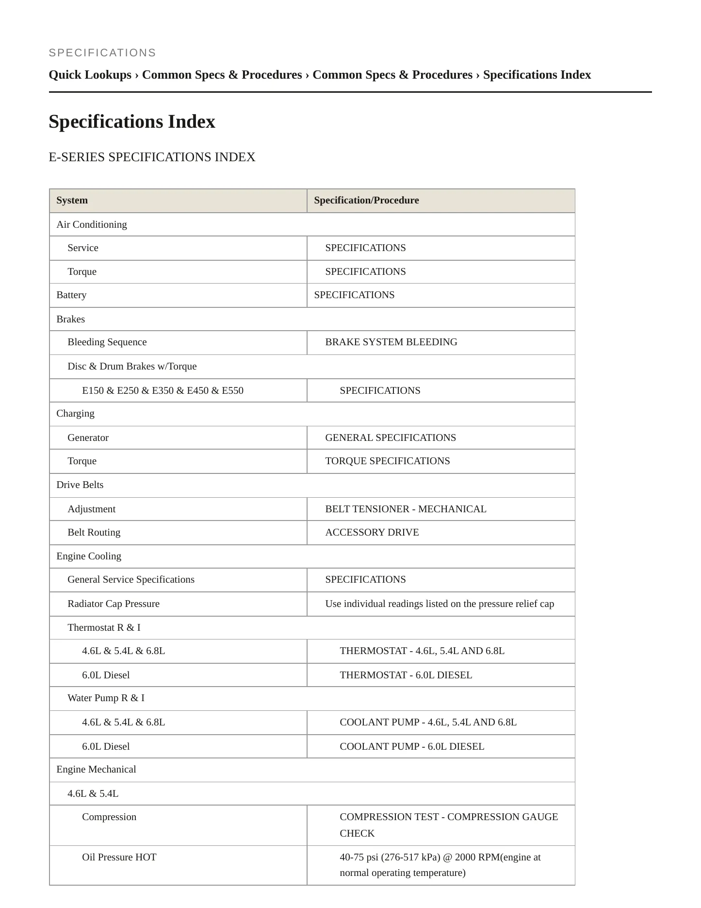 2007 Ford E-450 Super Duty service manual page 2