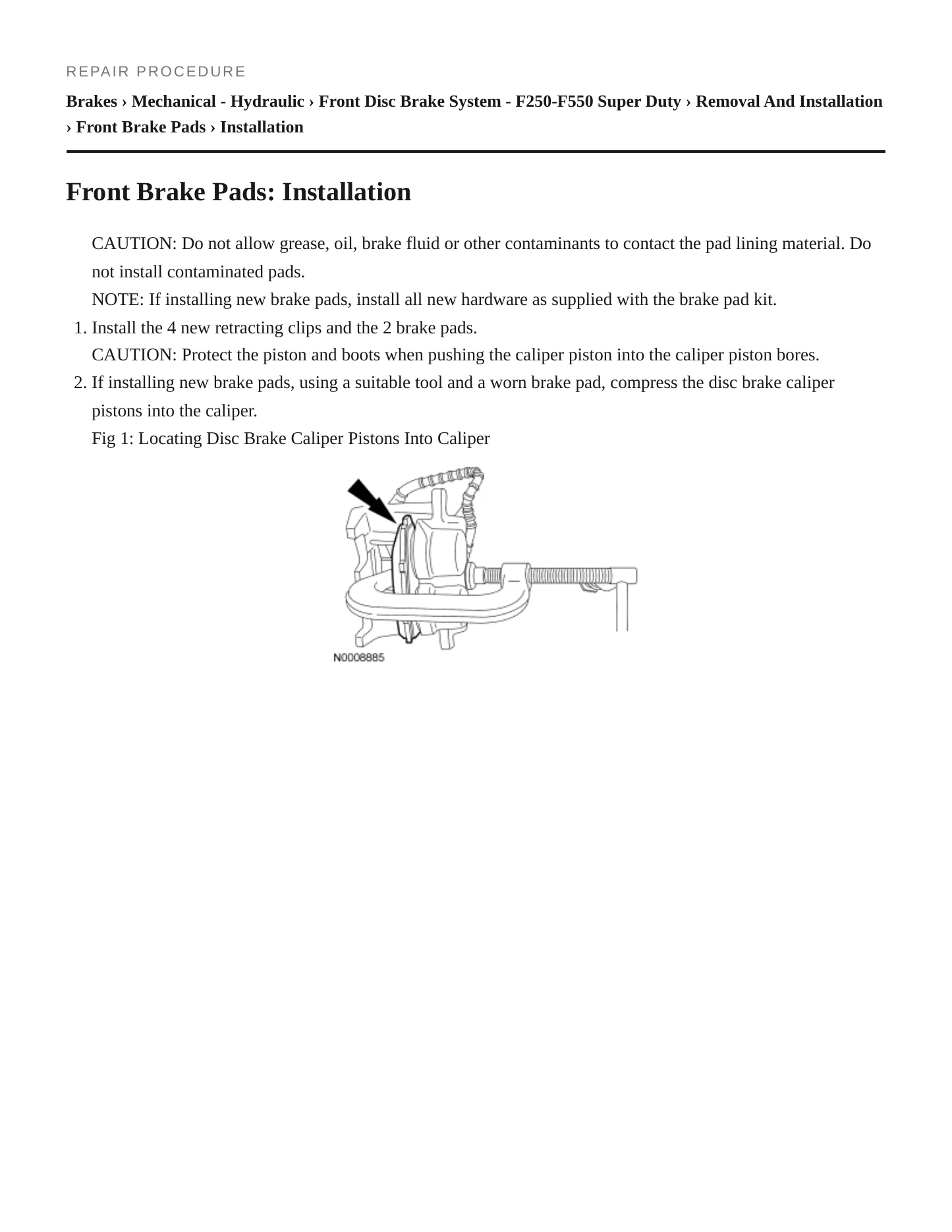 2007 Ford F-350 service manual page 5