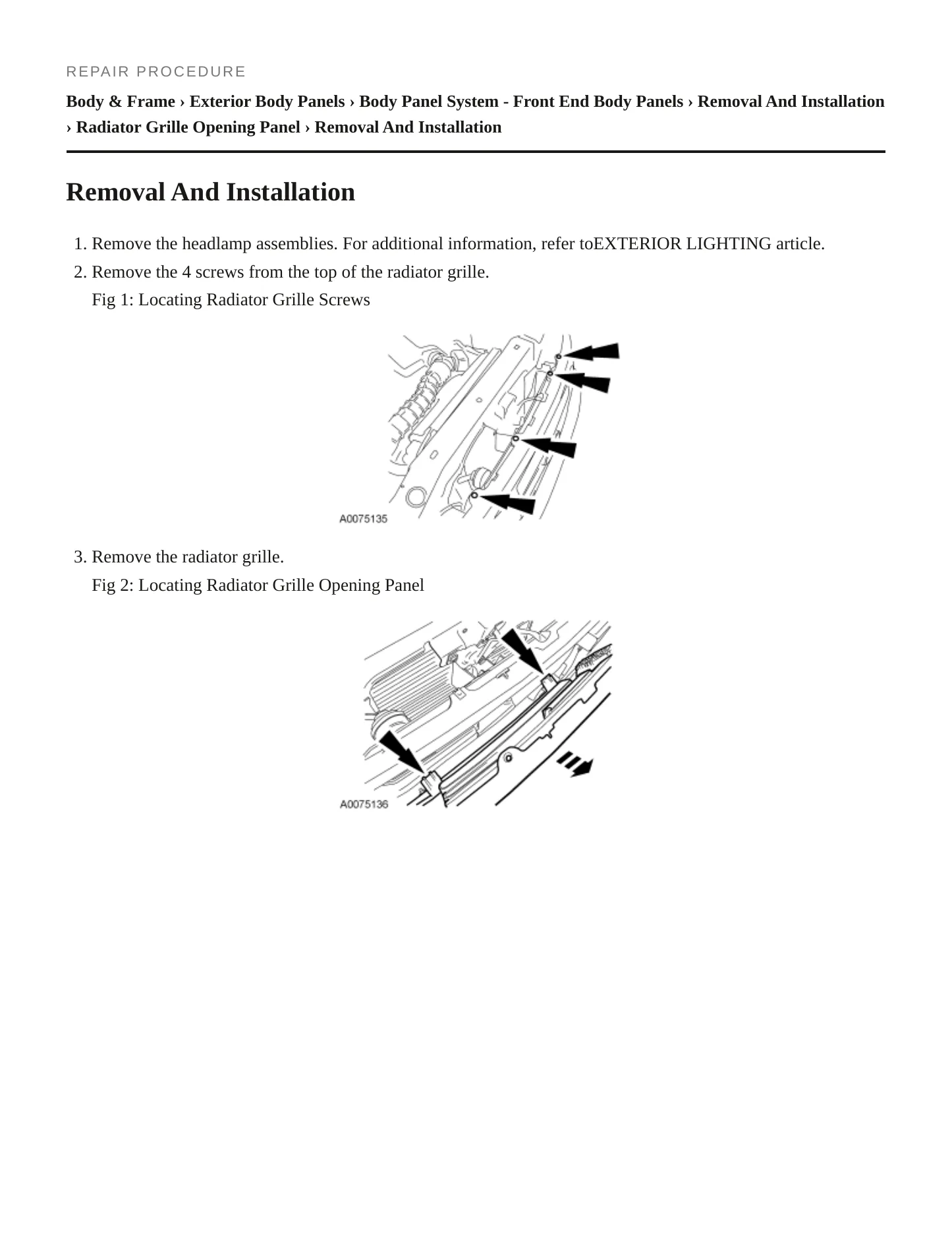 2007 Ford Ranger Service and Repair Manual preview page 5