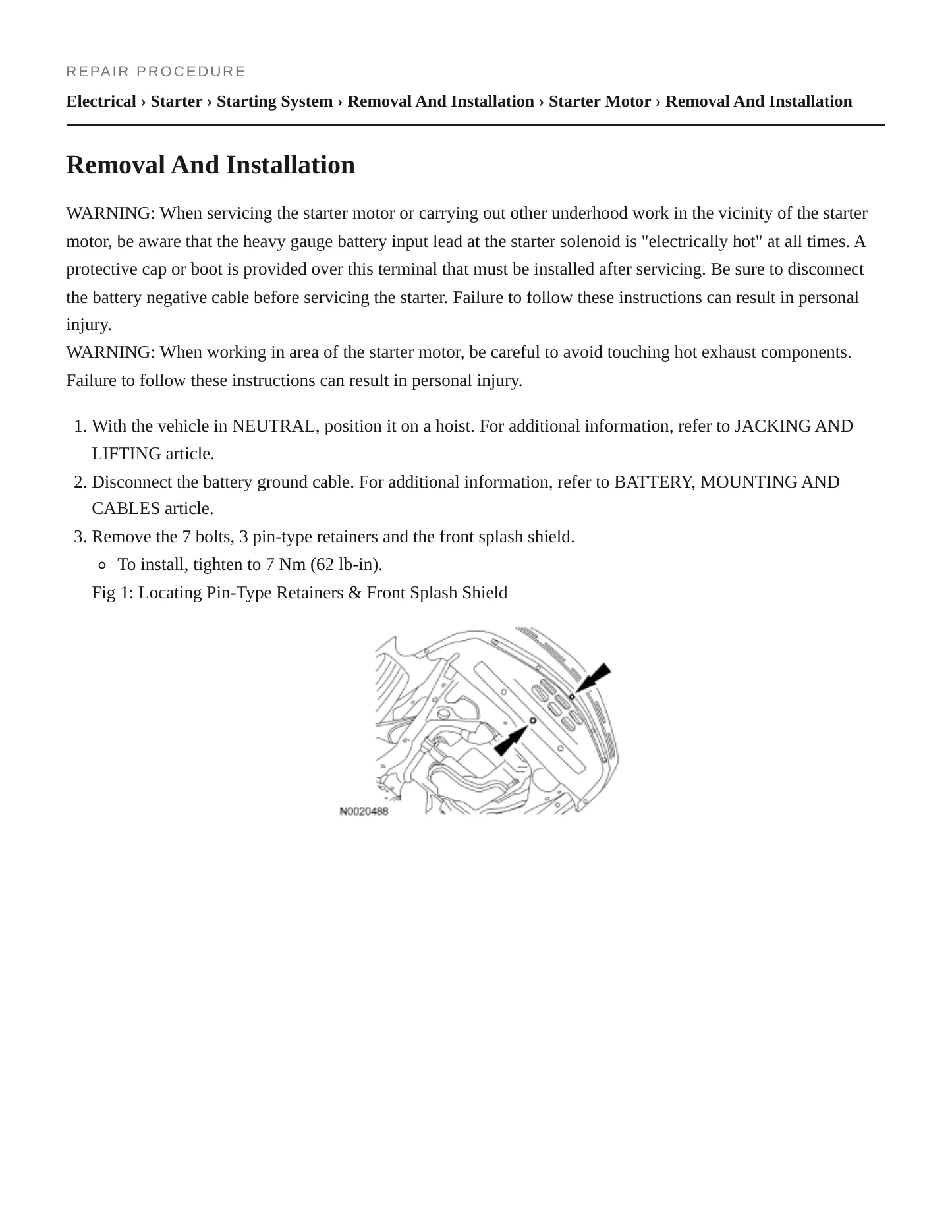 2007 Ford Taurus service manual page 4