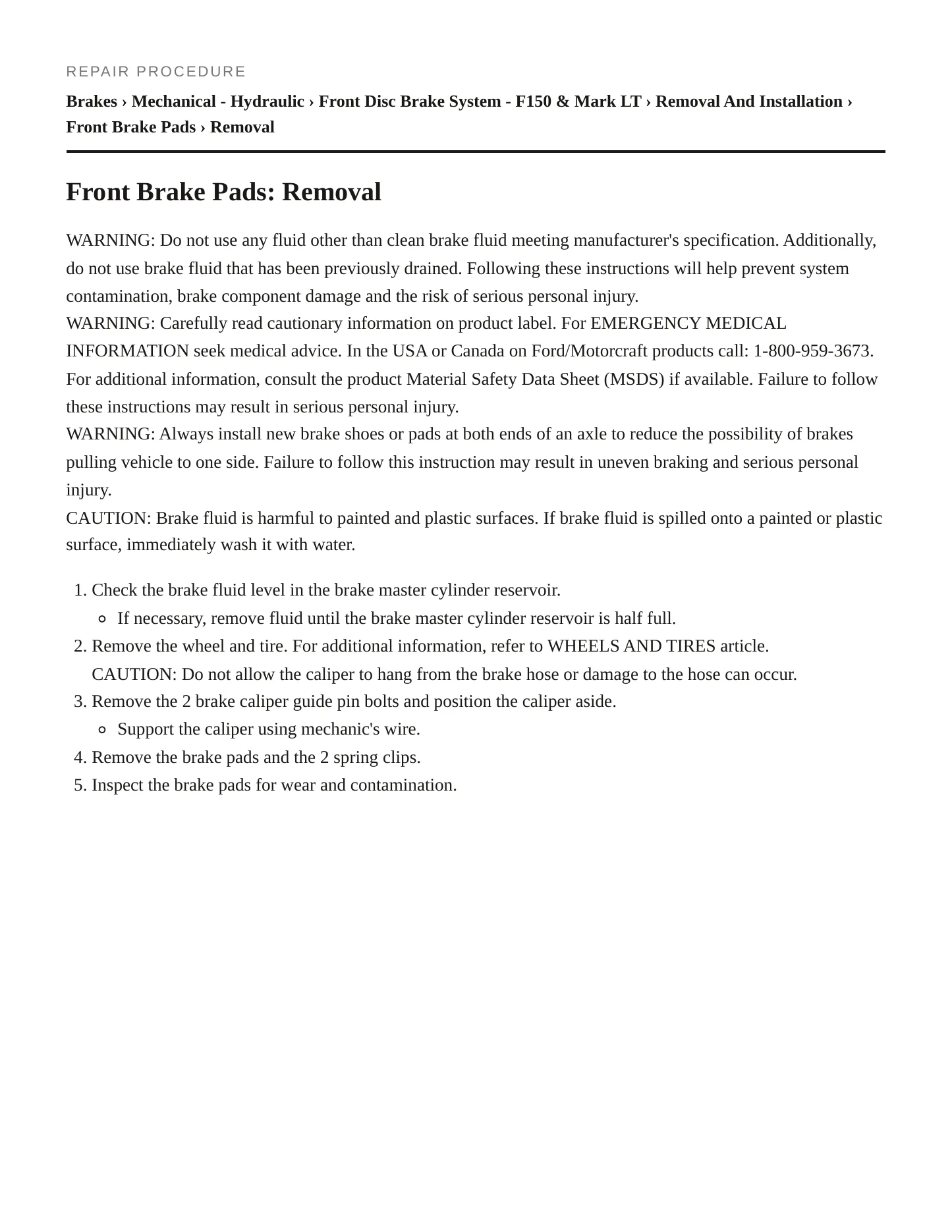 2008 Ford E-150 service manual page 5