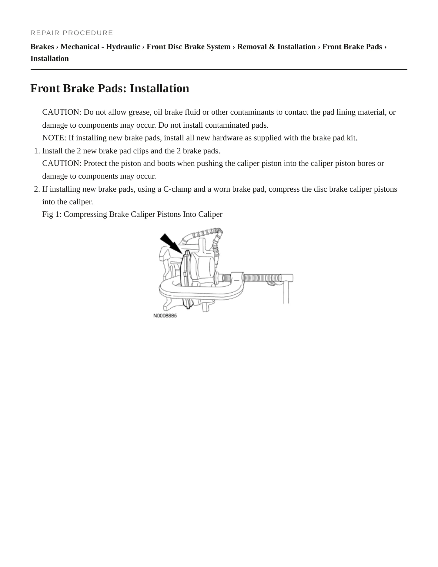 2008 Ford Ranger Service and Repair Manual preview page 6
