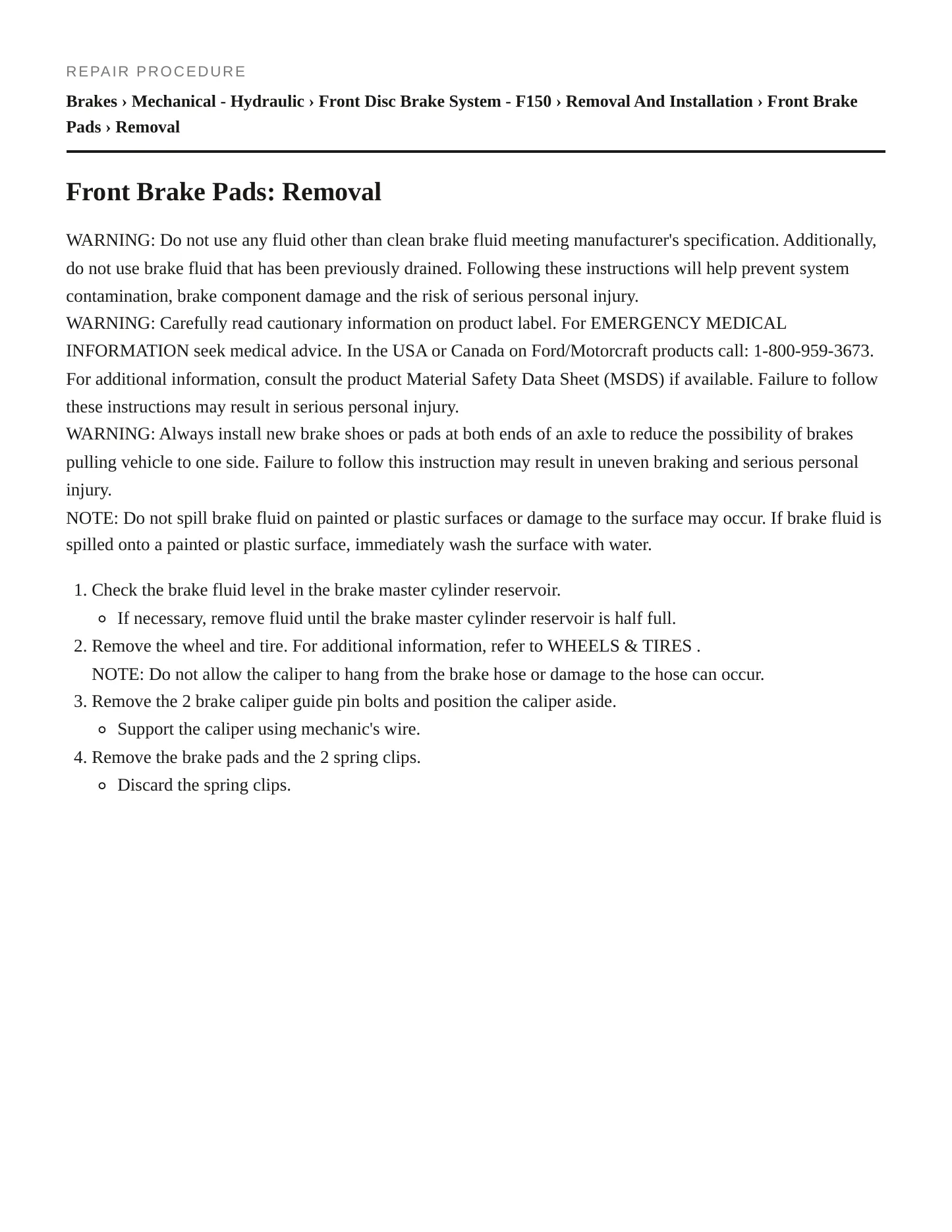 2009 Ford E-150 service manual page 5