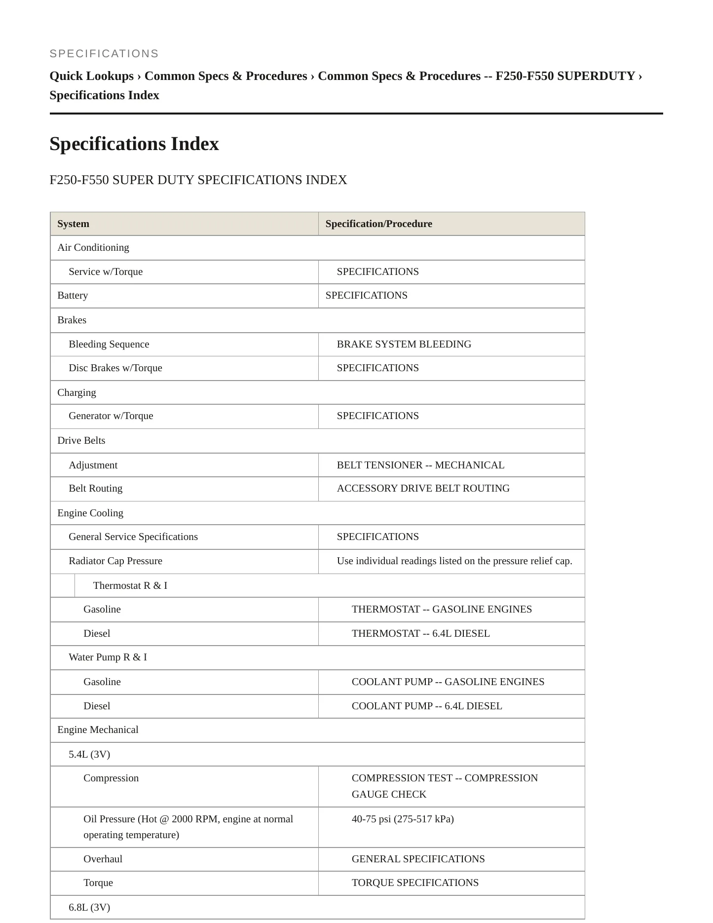 2010 Ford F-550 Super Duty service manual page 2