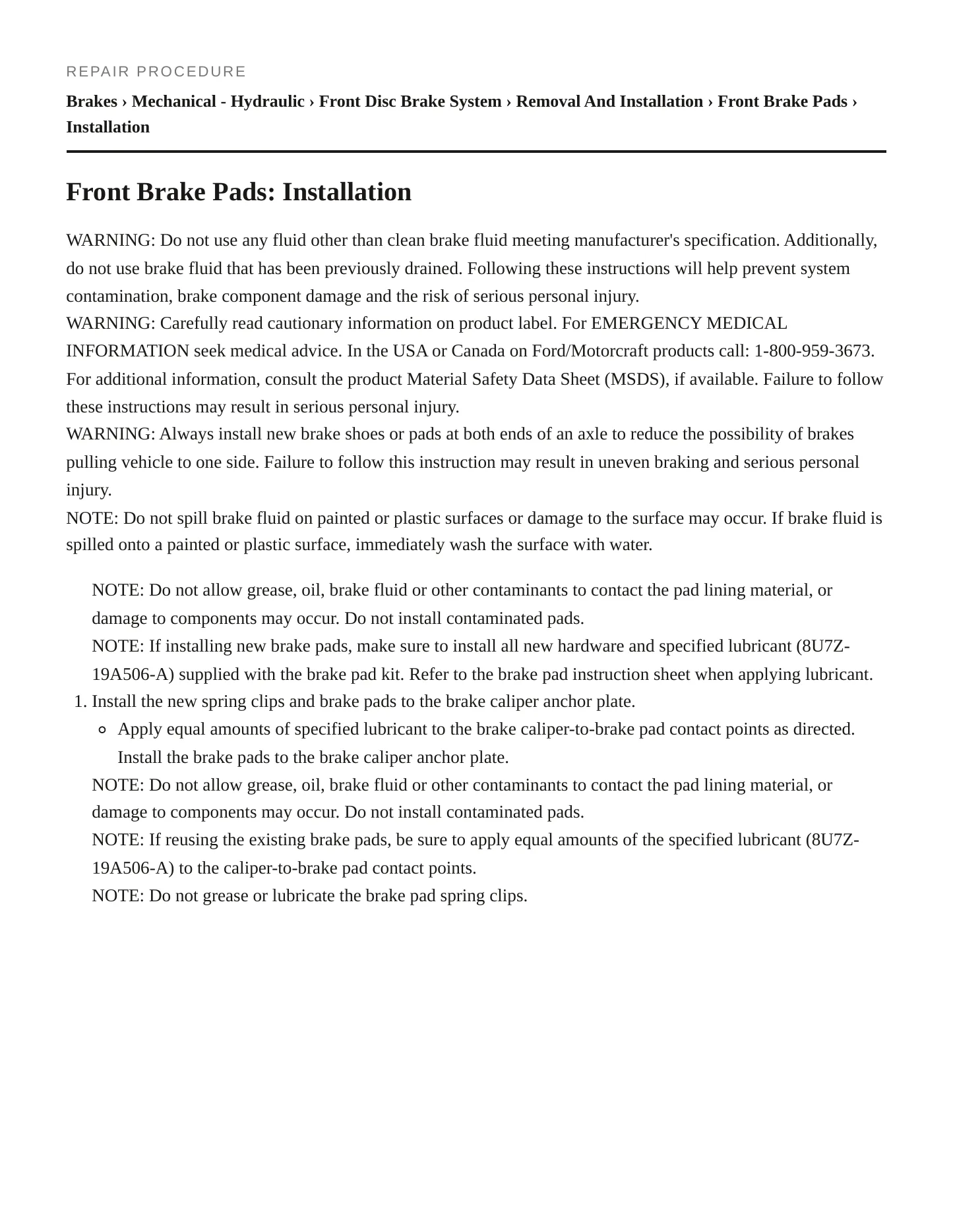 2011 Ford Explorer Service and Repair Manual preview page 4