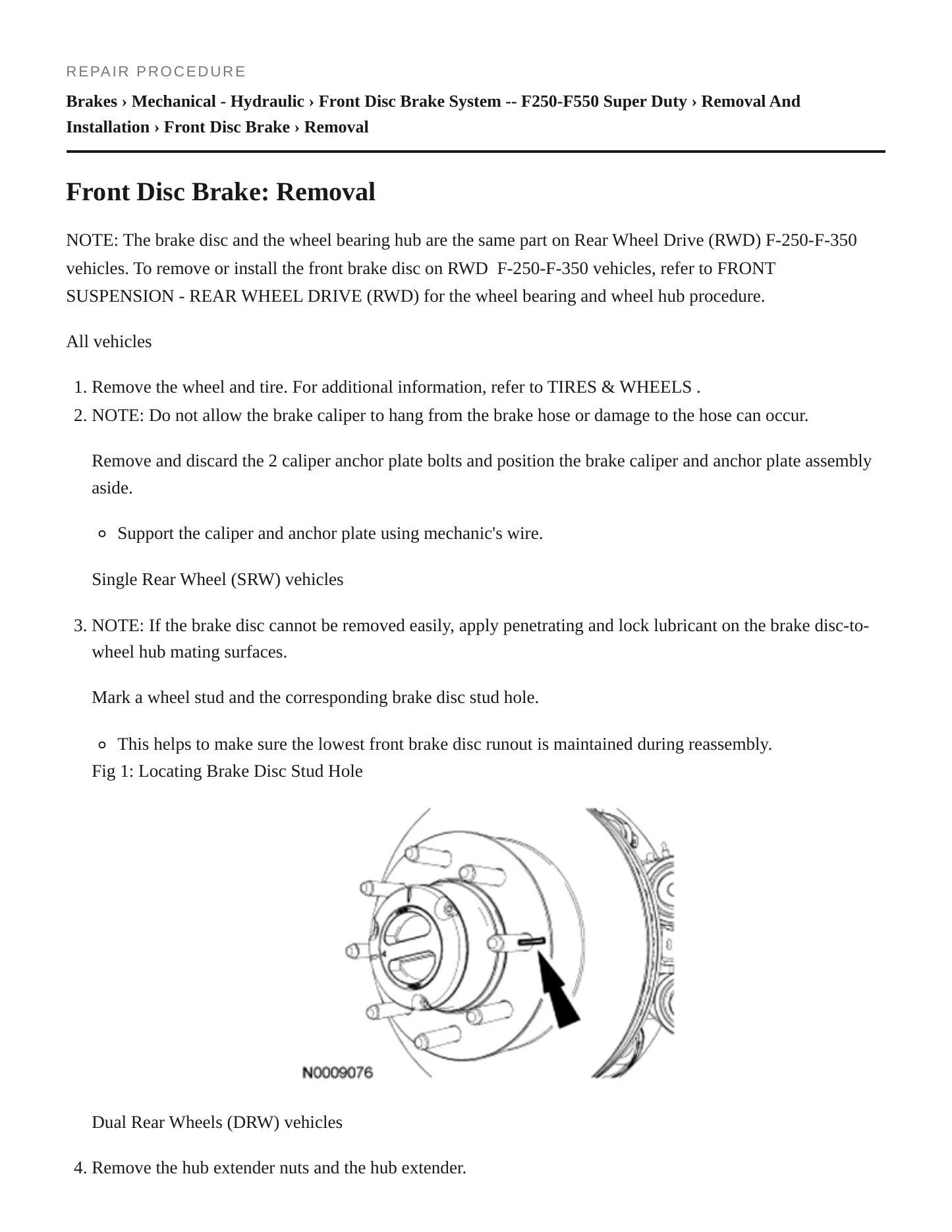 2011 Ford F-350 service manual page 5