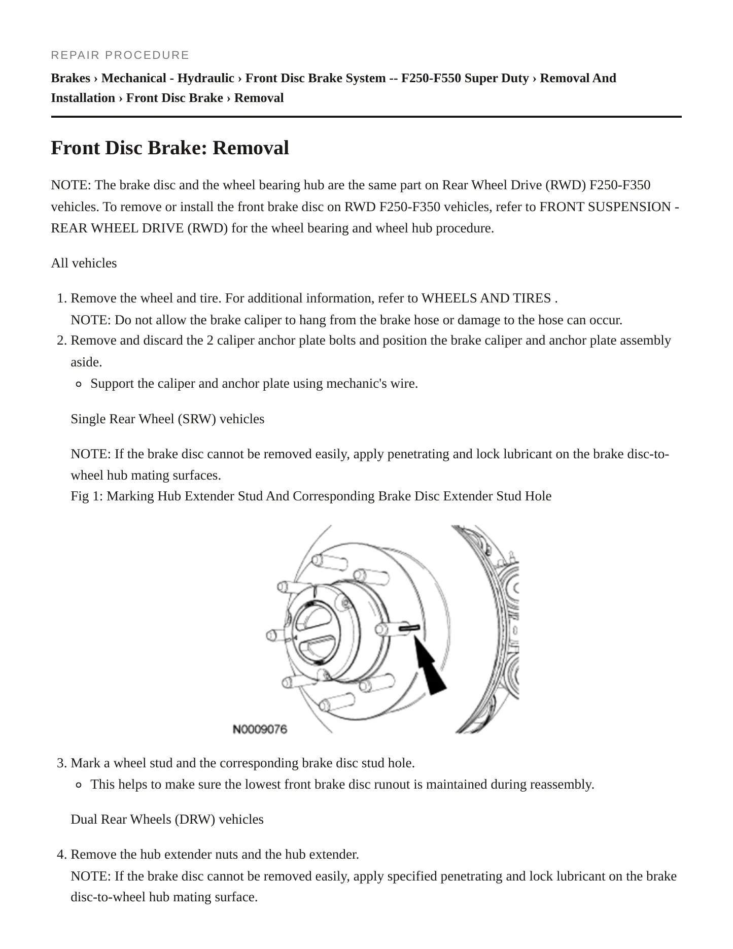 2012 Ford F-350 service manual page 5