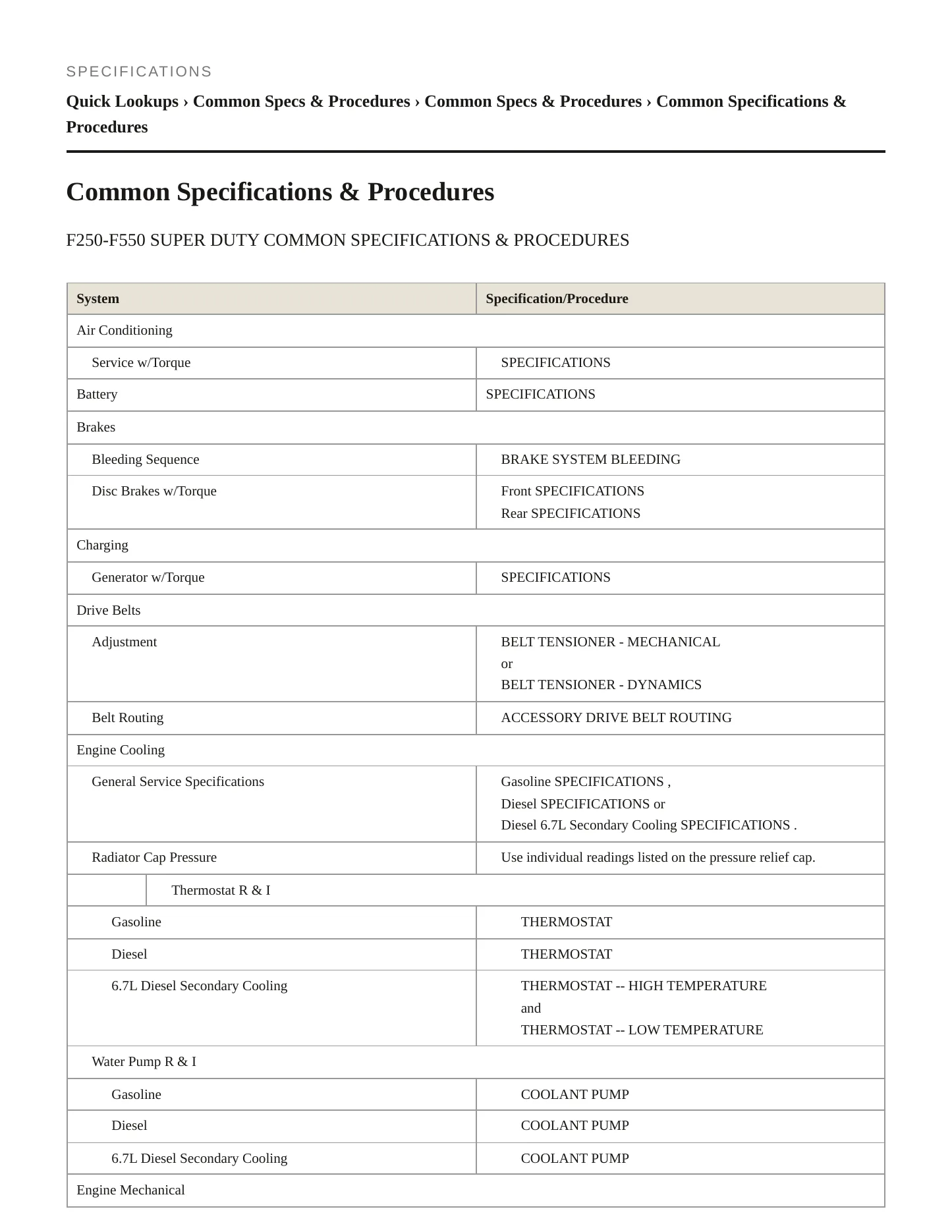 2012 Ford F-550 Super Duty service manual page 2