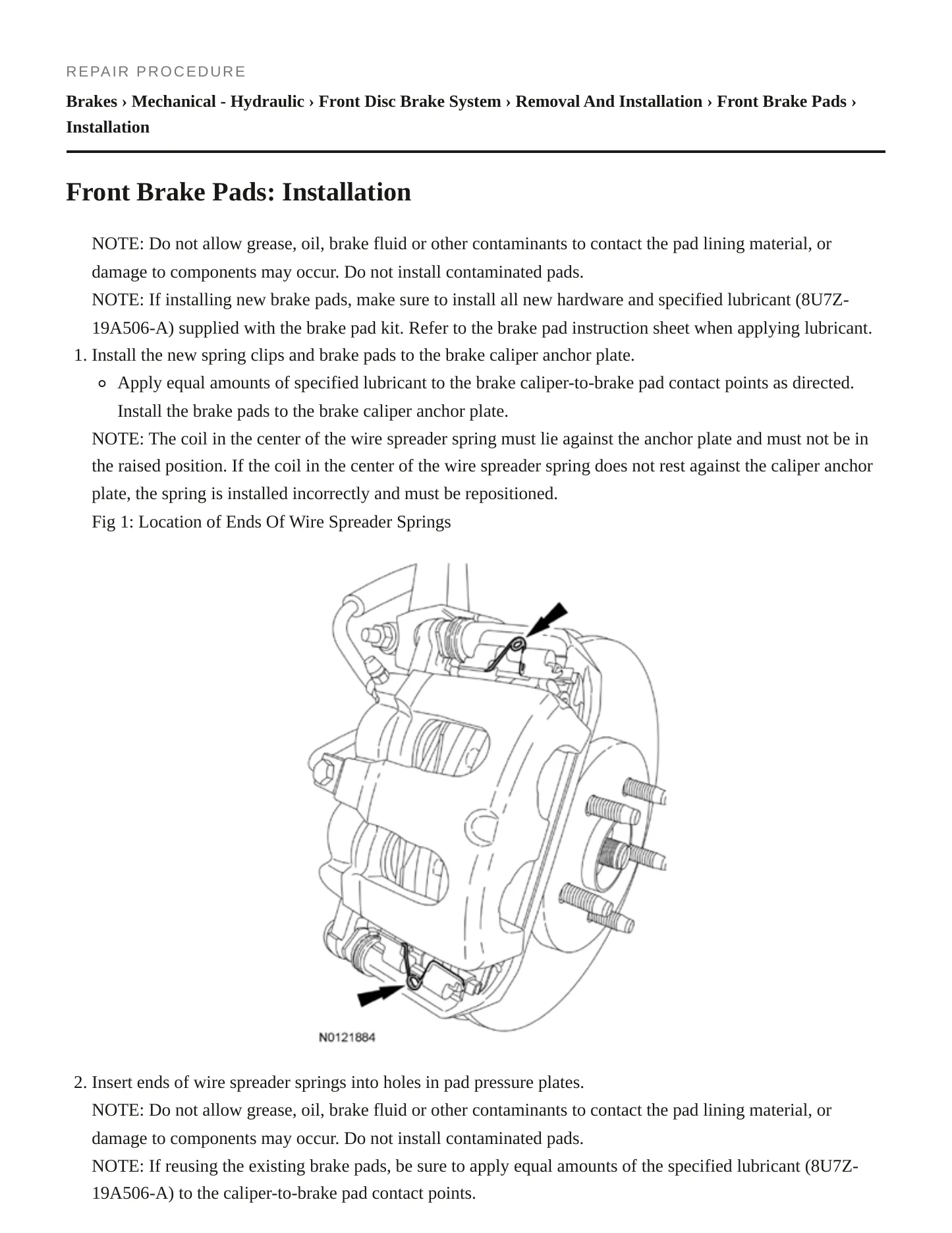 2012 Ford Flex service manual page 5