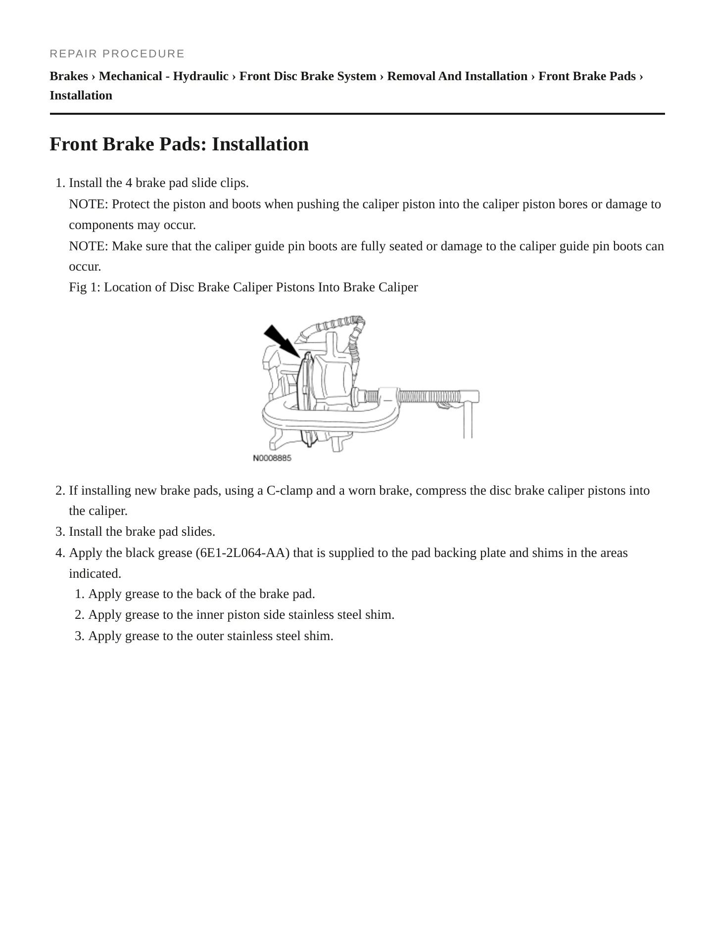 2012 Ford Fusion Service and Repair Manual preview page 6