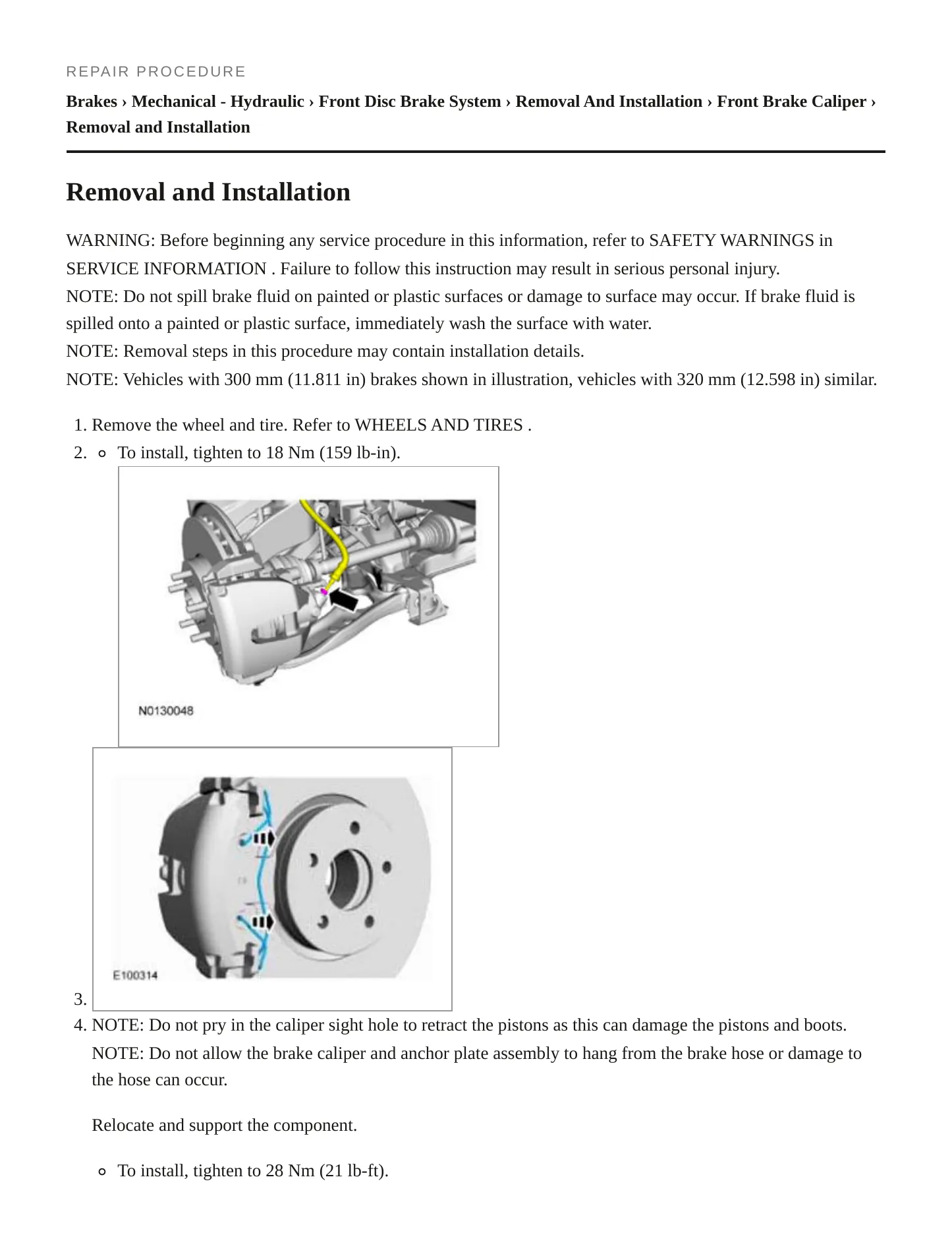 2013 Ford Escape Service and Repair Manual preview page 5