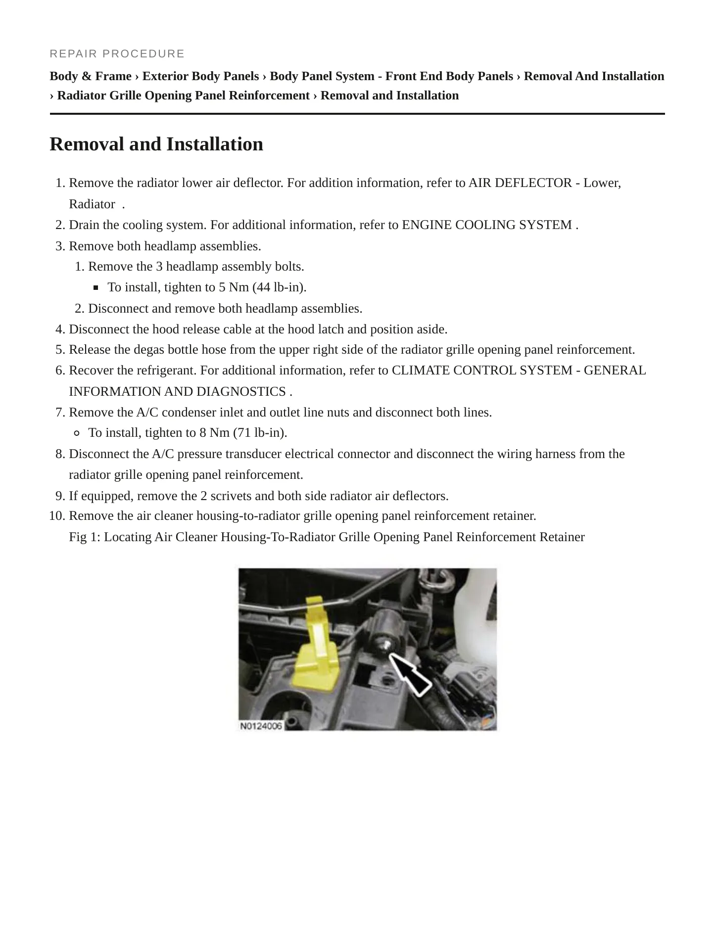 2013 Ford Fiesta service manual page 4