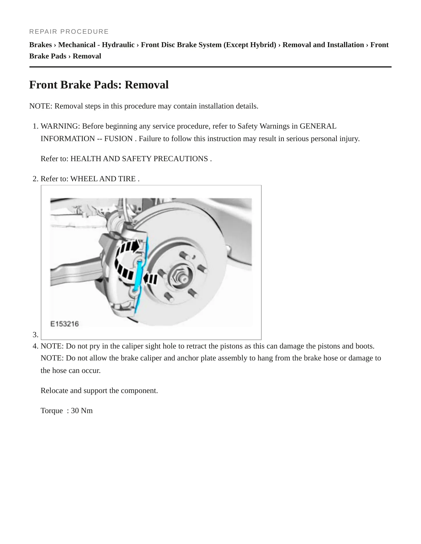 2013 Ford Fusion Service and Repair Manual preview page 6