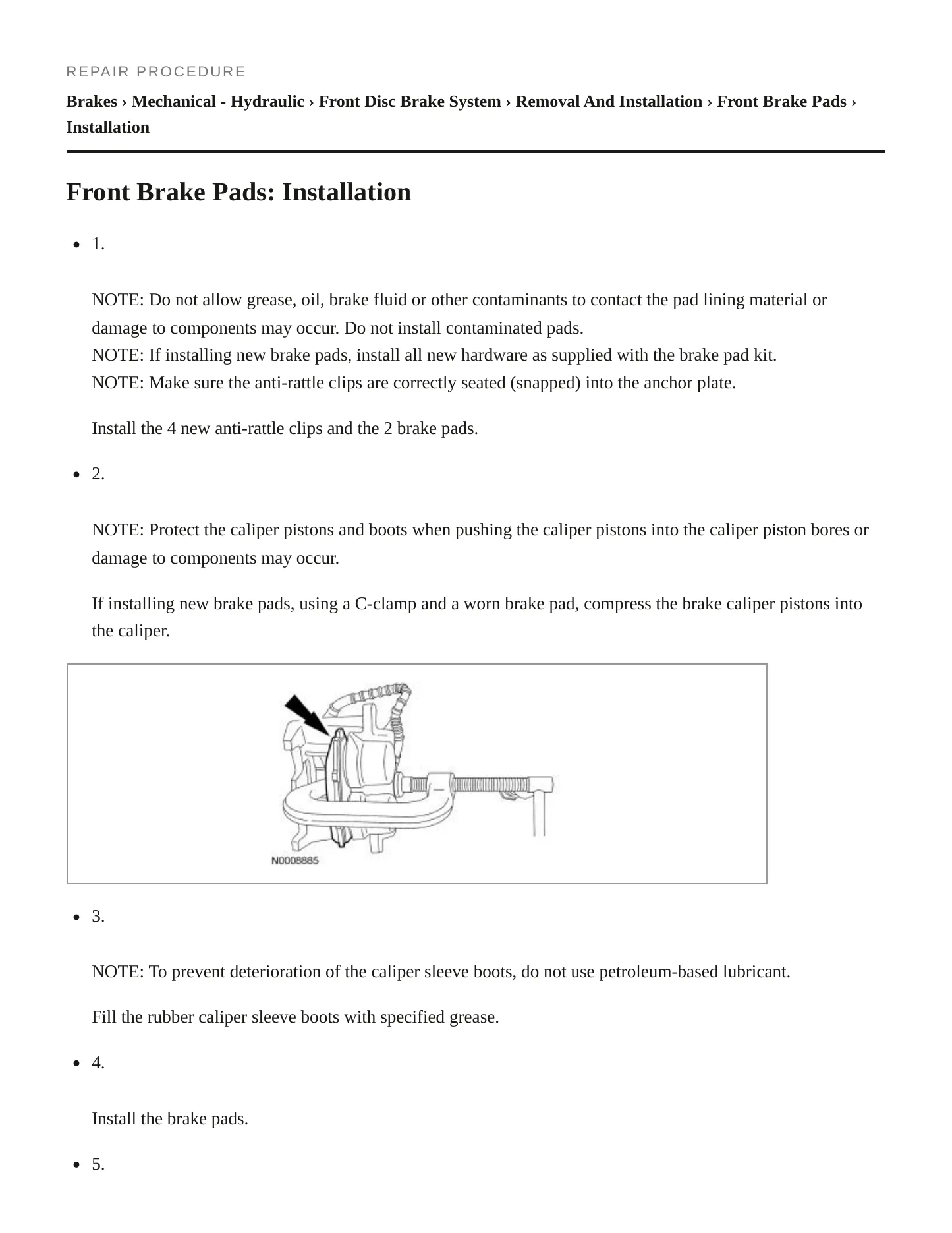 2016 Ford E-450 Super Duty service manual page 5