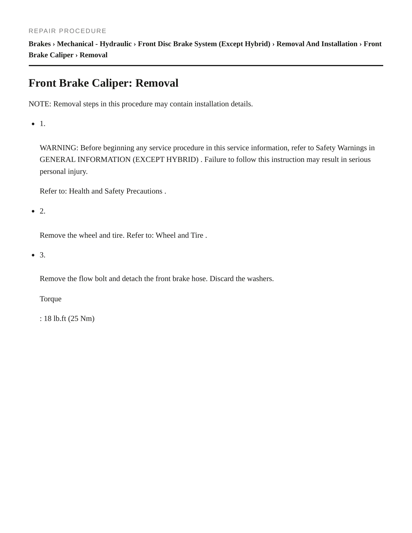 2016 Ford Fusion Service and Repair Manual preview page 5