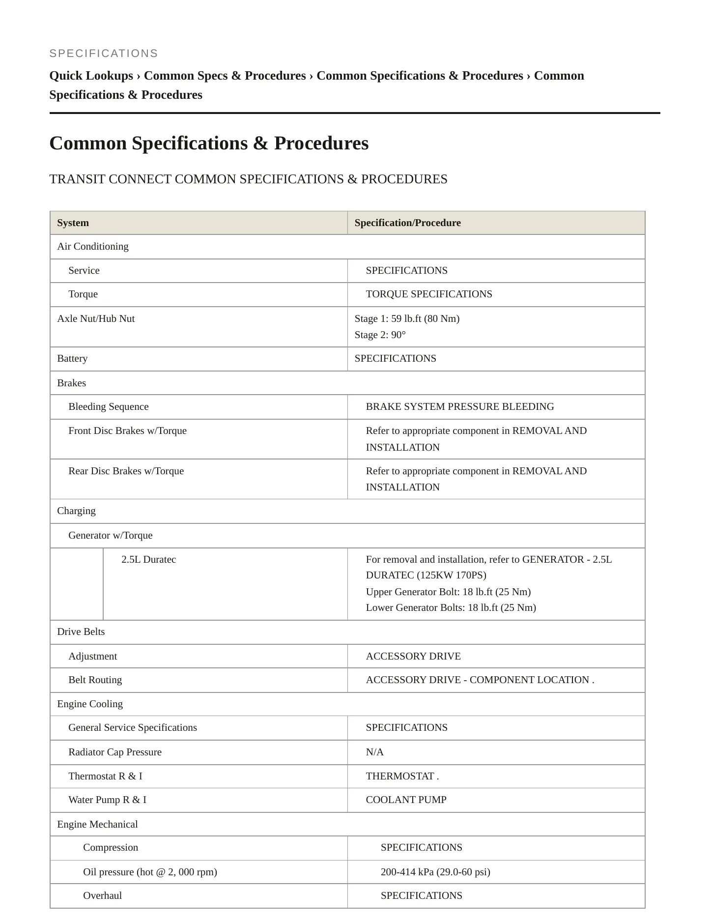 2017 Ford Transit Service and Repair Manual preview page 2