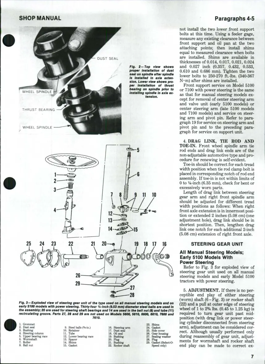 Ford 00 Series Tractors Service & Repair Manual preview page 6