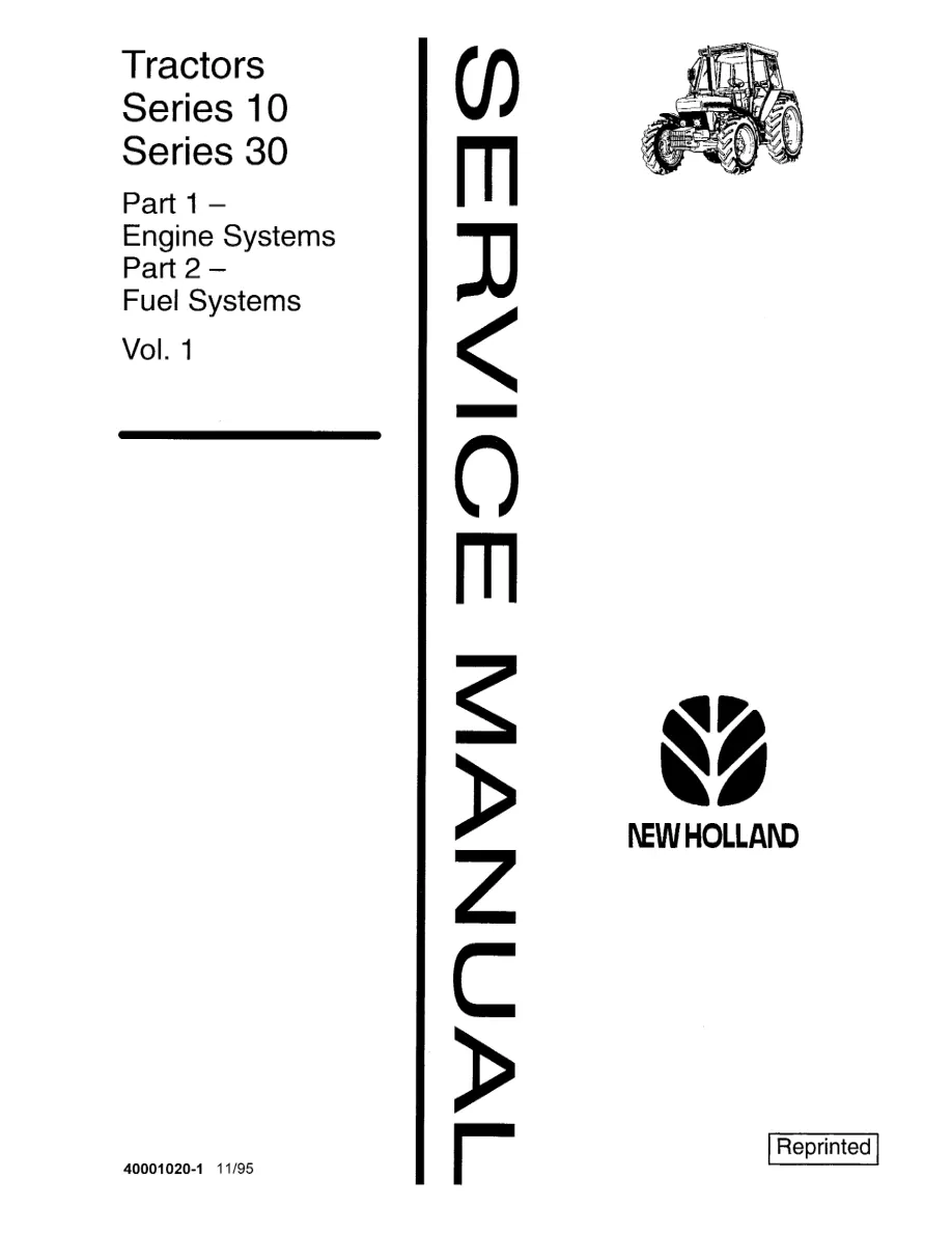 Ford 1120 1220 1320 1520 1720 1920 2120 Tractors Service & Repair Manual preview page 1