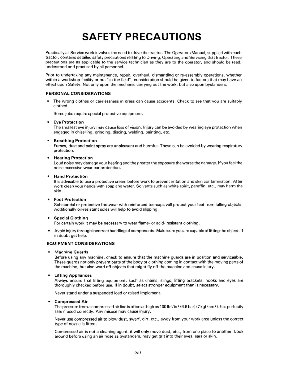 Ford 1120 1220 1320 1520 1720 1920 2120 Tractors Service & Repair Manual preview page 6