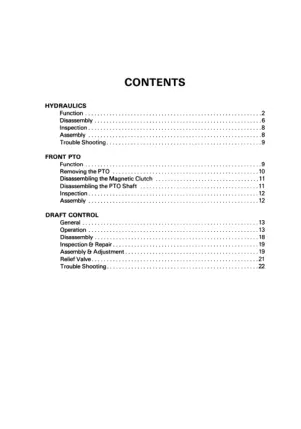 Ford 1500 Tractor Parts Manual preview page 3