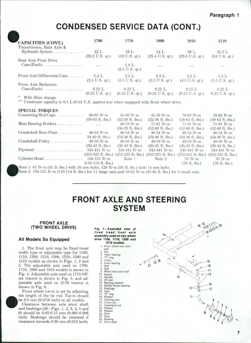 Ford 1700 Tractor Parts Manual preview page 6