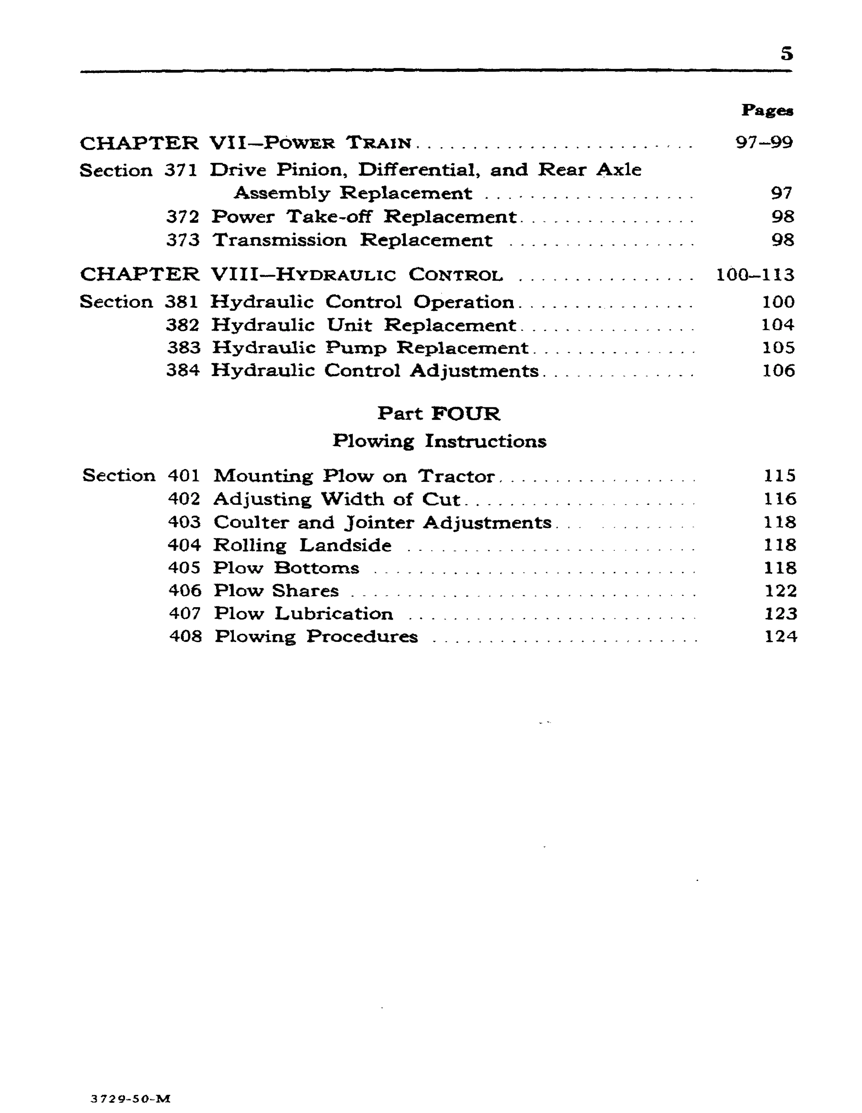 Ford 1948-1952 Tractor 8N Service & Repair Manual preview page 5