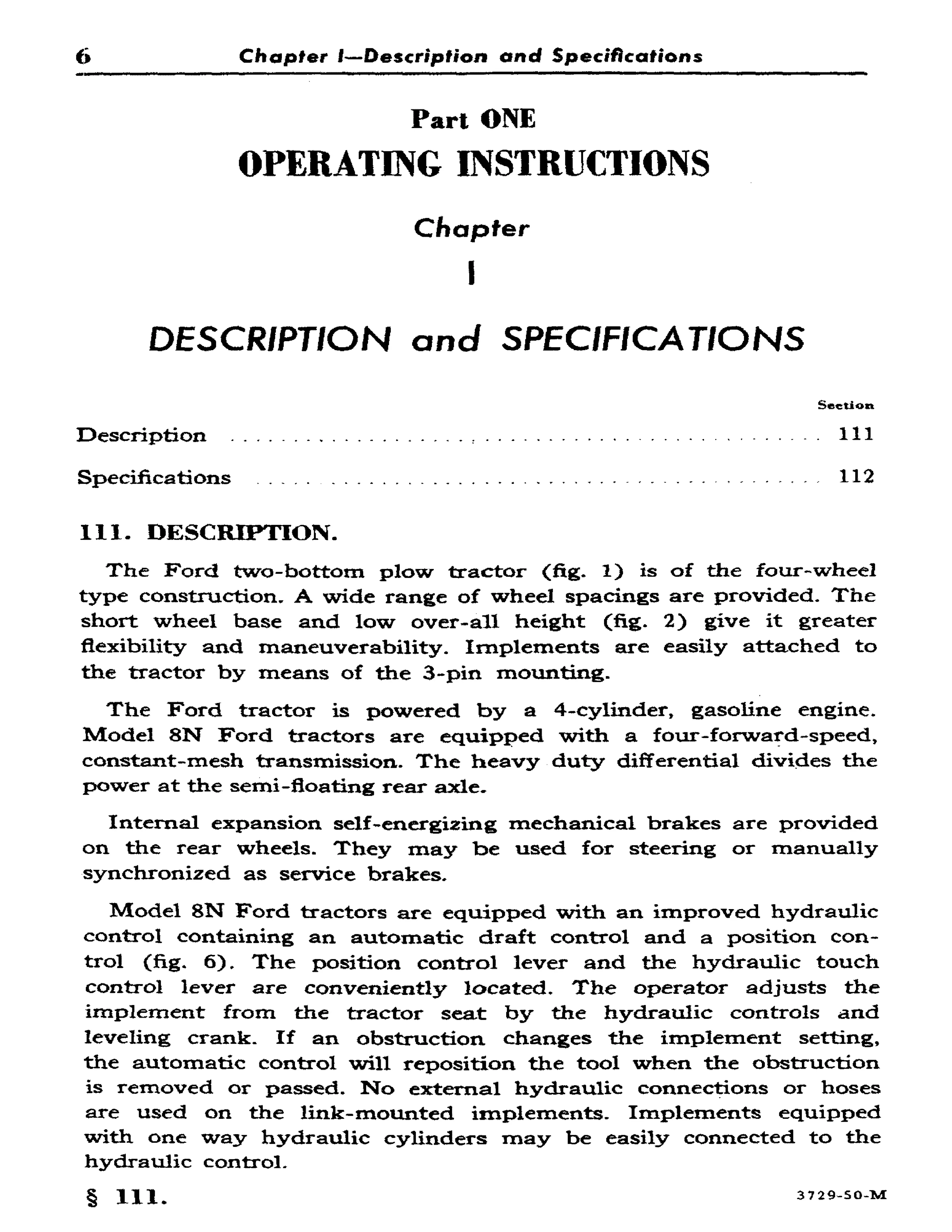 Ford 1948-1952 Tractor 8N Service & Repair Manual preview page 6