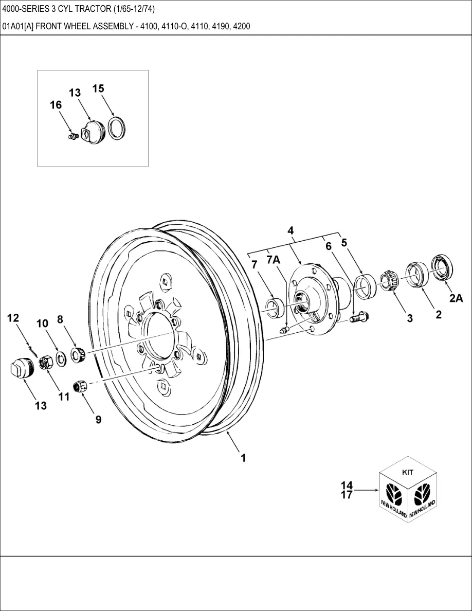 Ford 4000 3 Cylinder Tractor Parts Manual preview page 4