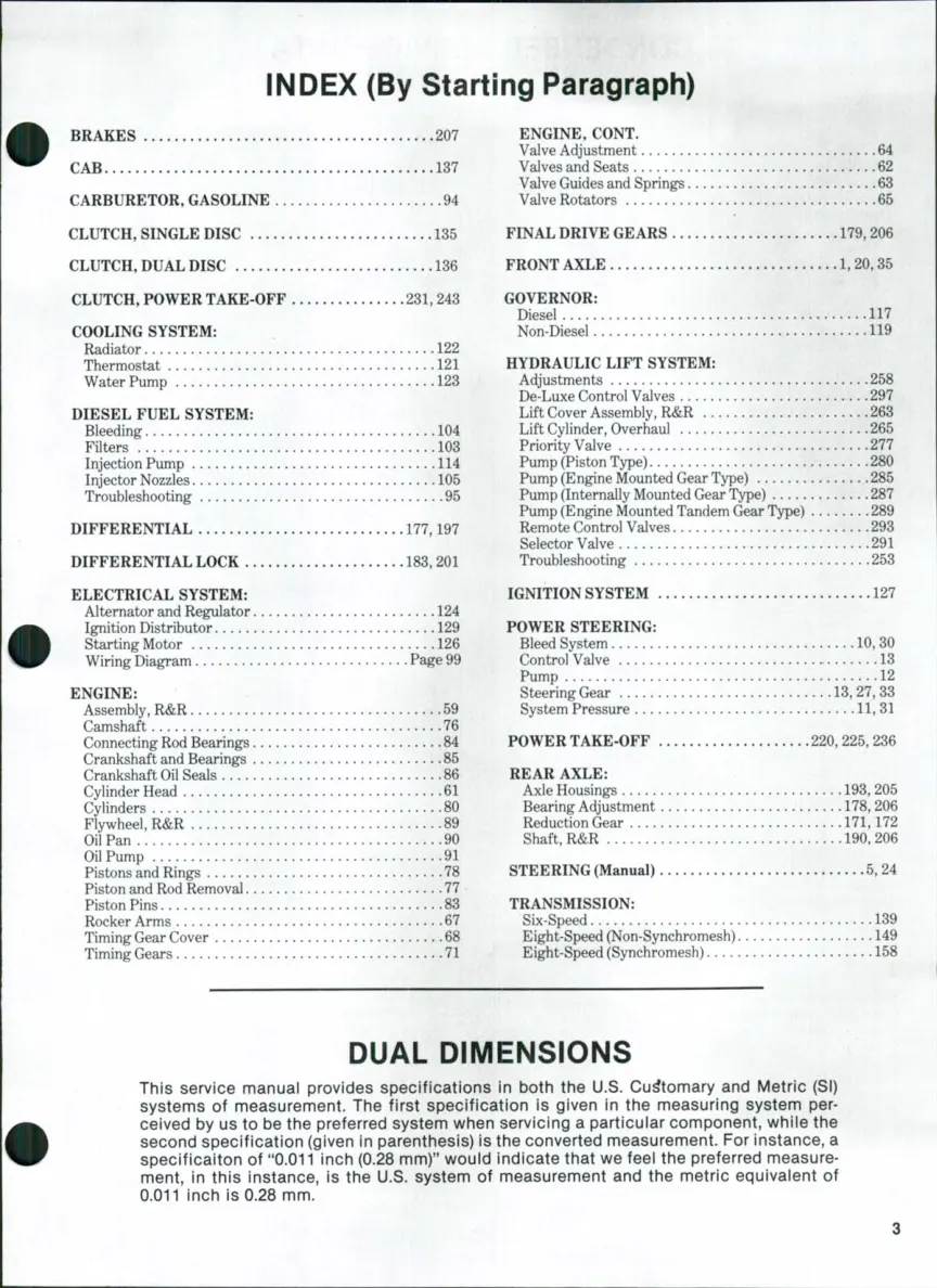 Ford 4610 4610SU Tractor Service & Repair Manual preview page 2