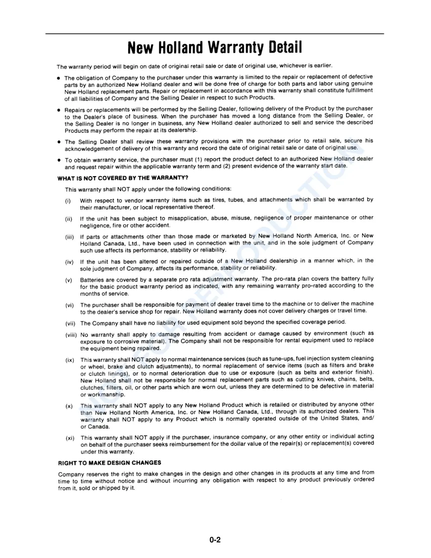 Ford NEW HOLand 345D 445D 545D Tractor Loader Operator's Manual preview page 4