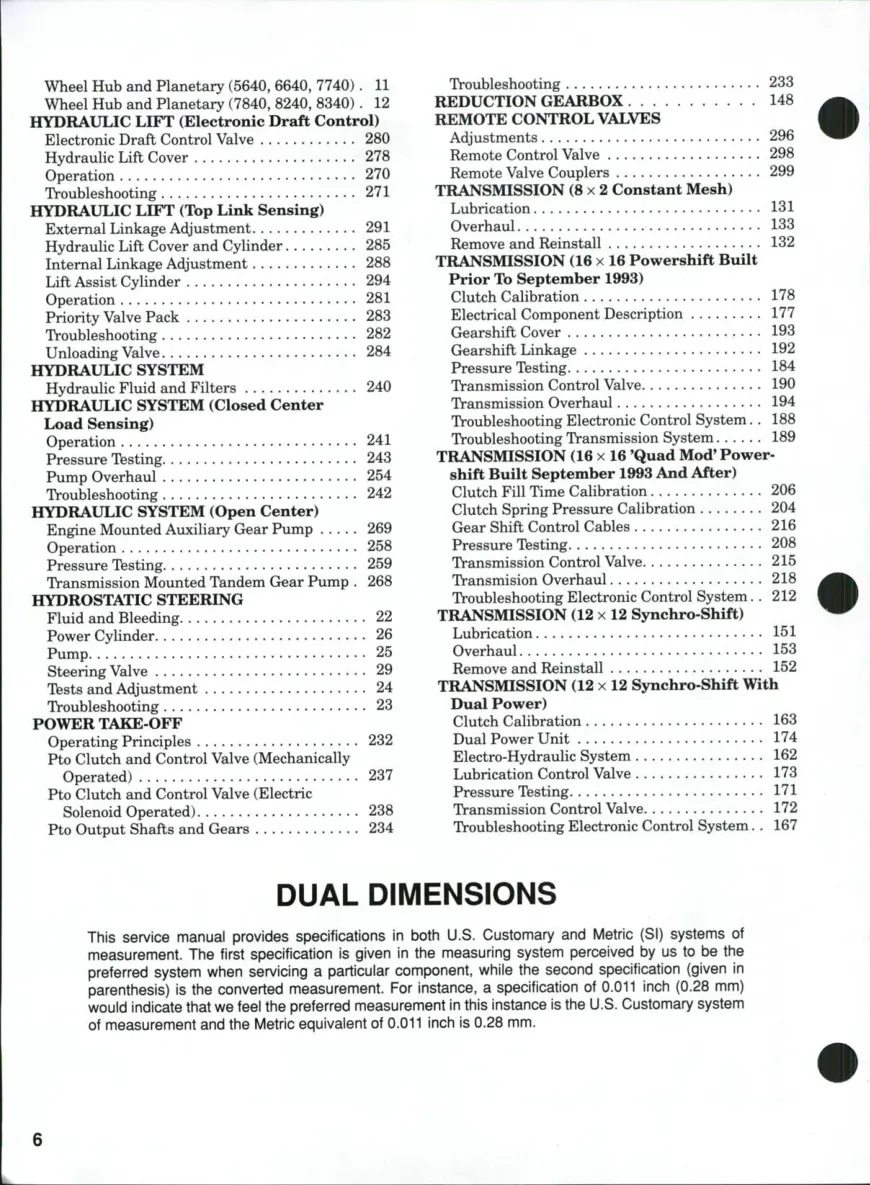 Ford Tractor 5640 6640 7740 7840 8240 8340 Service & Repair Manual preview page 2