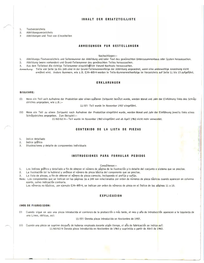 Fordson 1952-1965 Major Super Tractor Parts Manual preview page 3