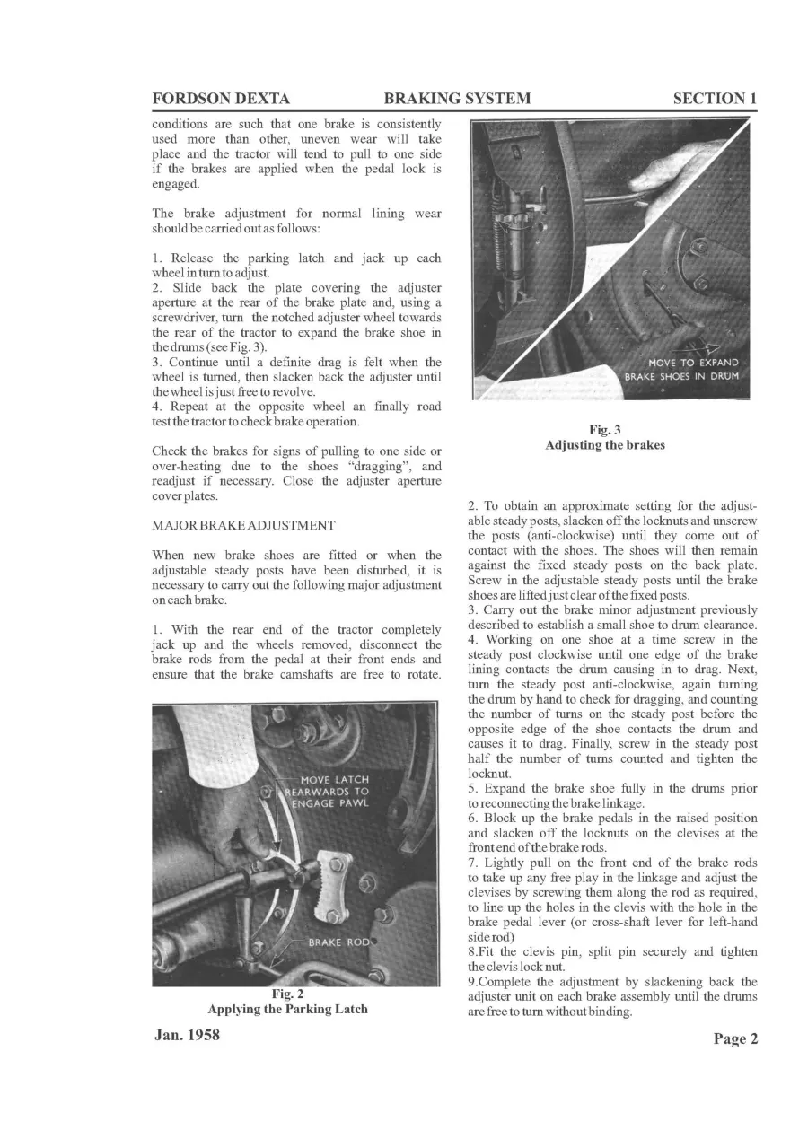 Fordson Dexta/Super Dexta Tractors Parts Manual preview page 4