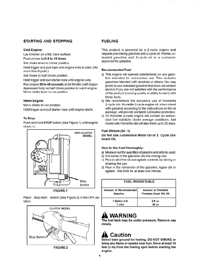 Homelite -STRING-TRIMMER Service & Repair Manual preview page 4