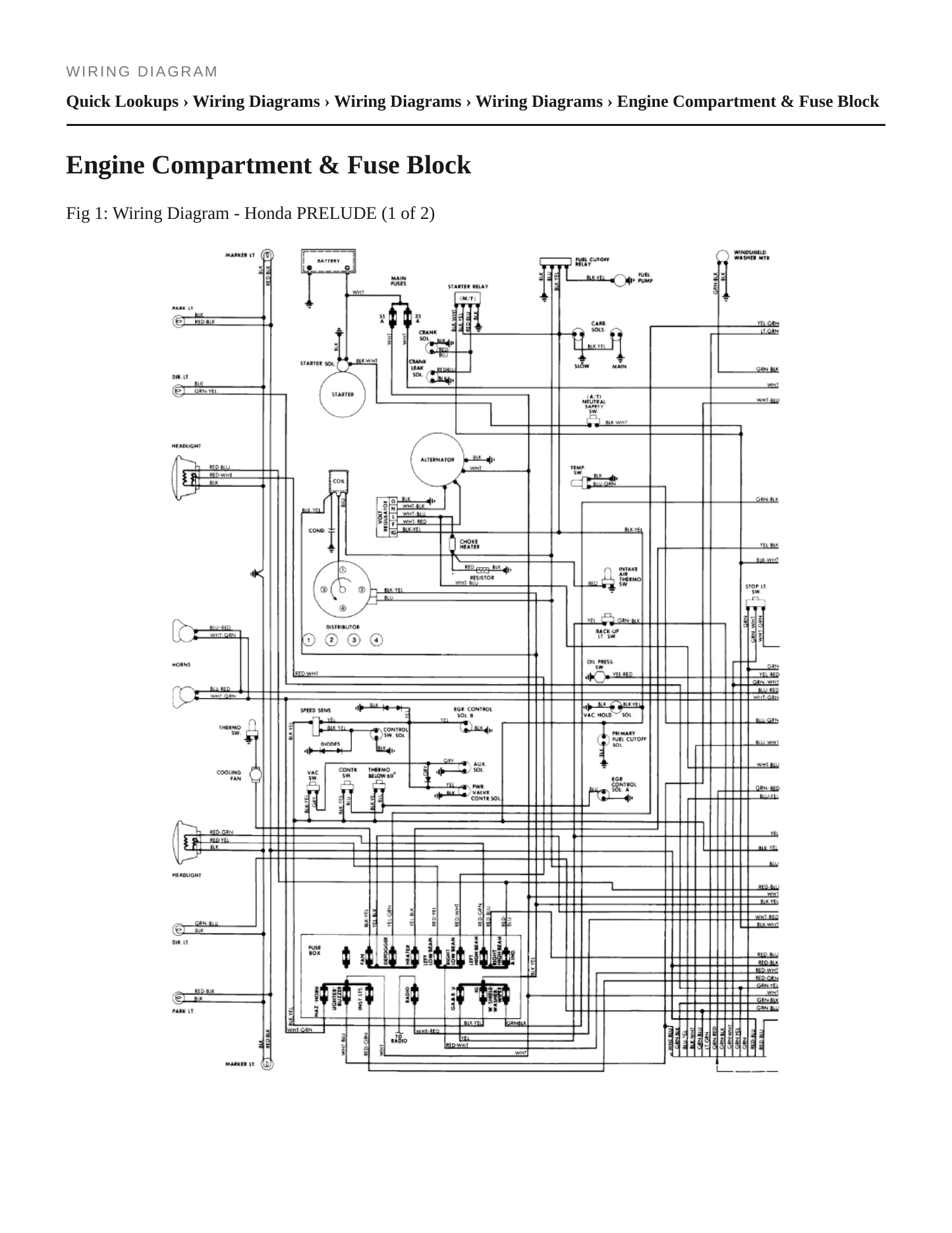 1982 Honda Prelude Service and Repair Manual preview page 4