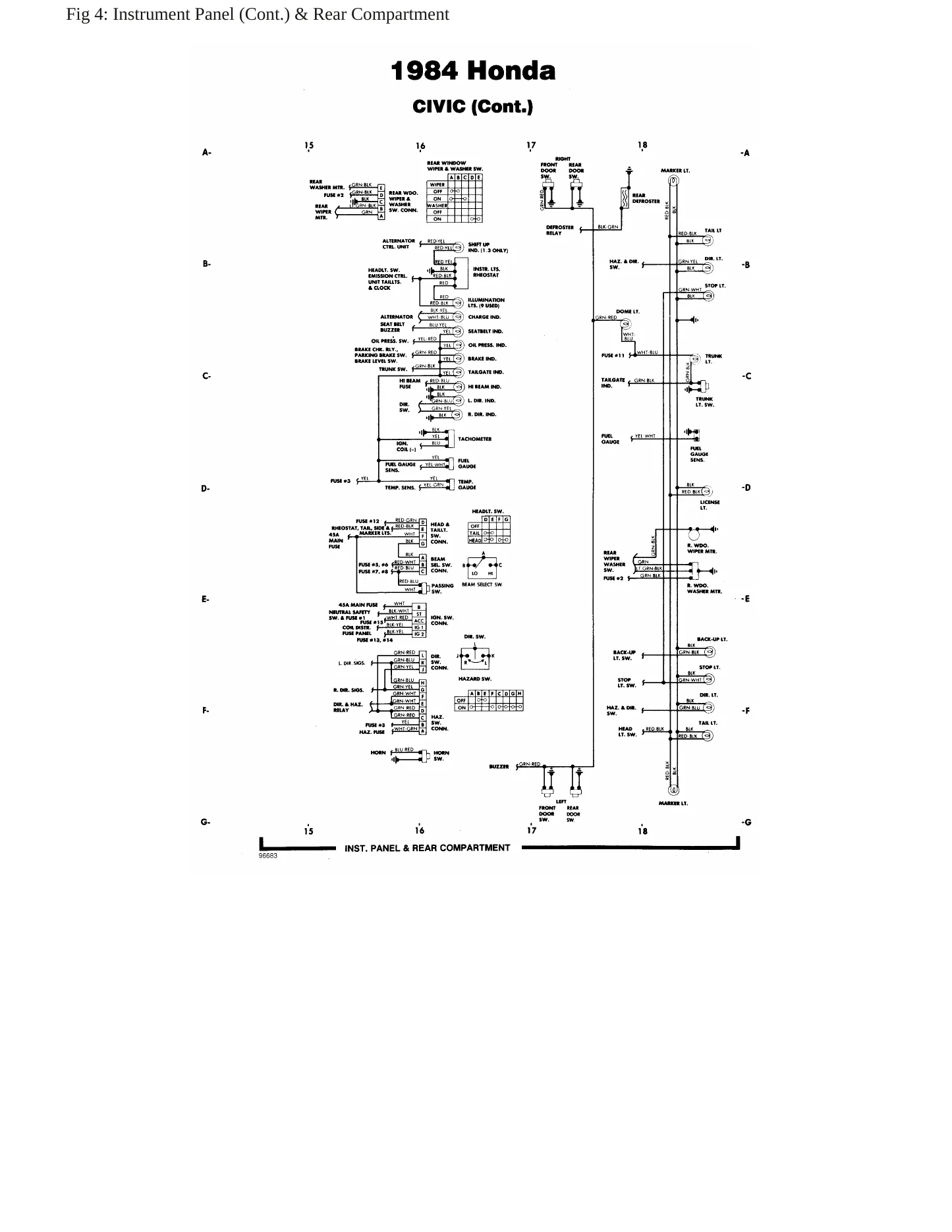 1984 Honda Civic Service and Repair Manual preview page 7