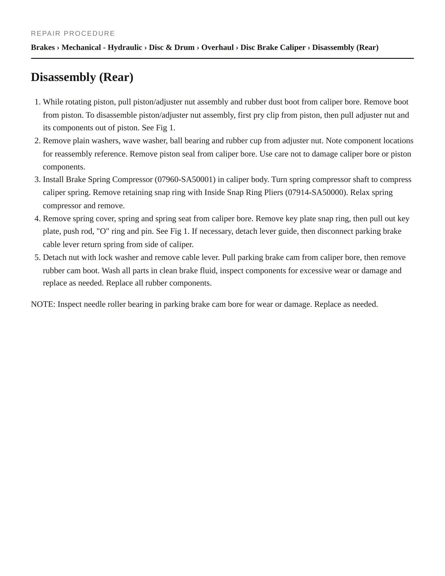 1985 Honda Civic Service and Repair Manual preview page 3