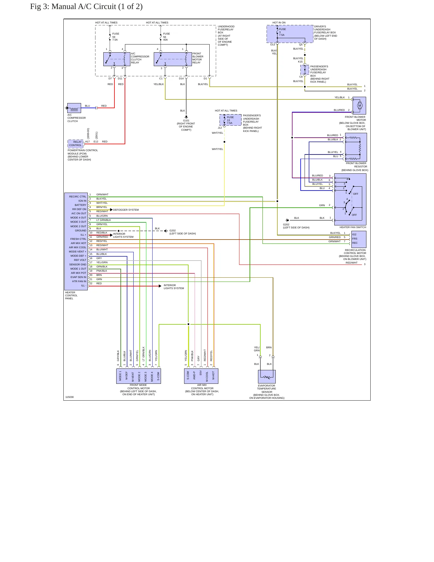 1999 Honda Odyssey Service and Repair Manual preview page 7