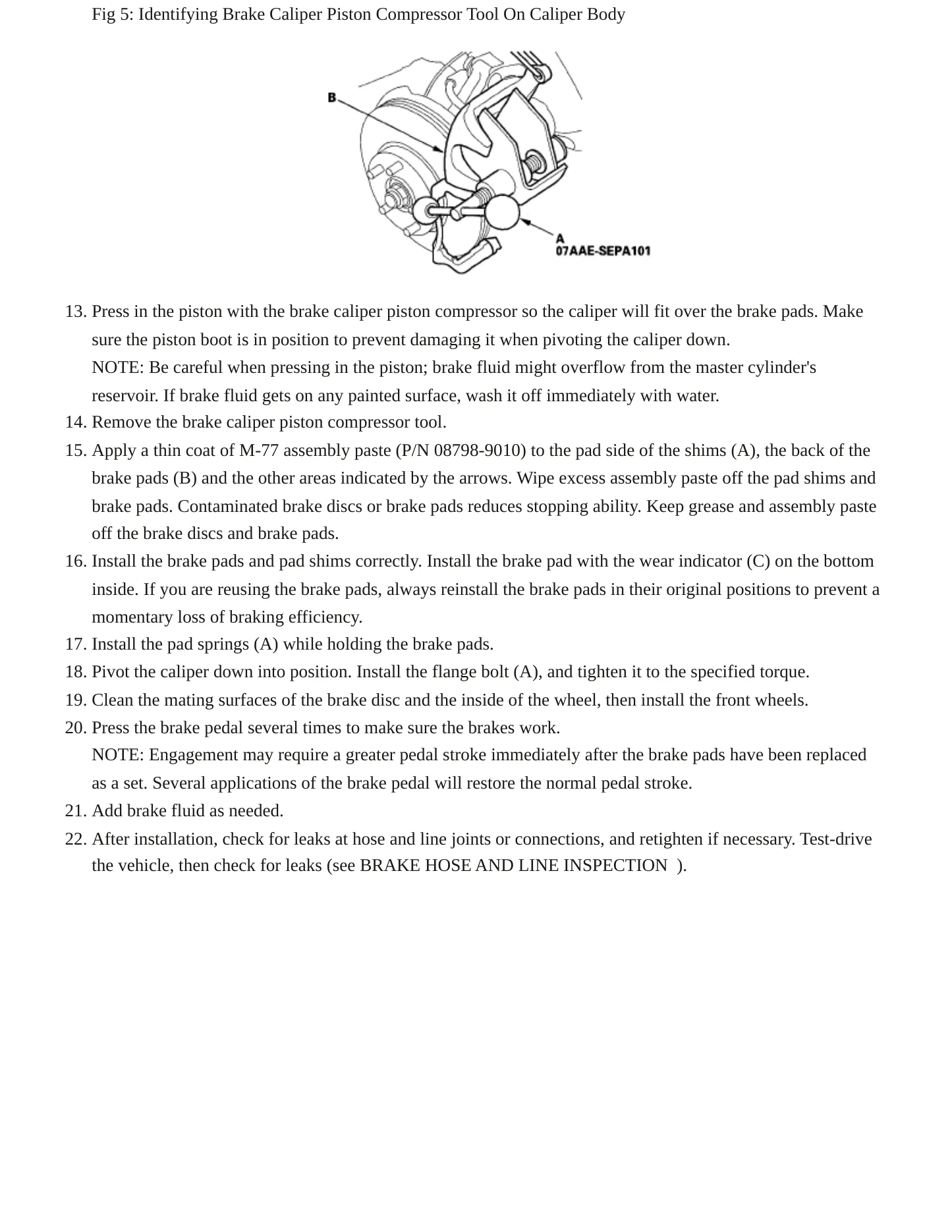 2010 Honda Element Service and Repair Manual preview page 6