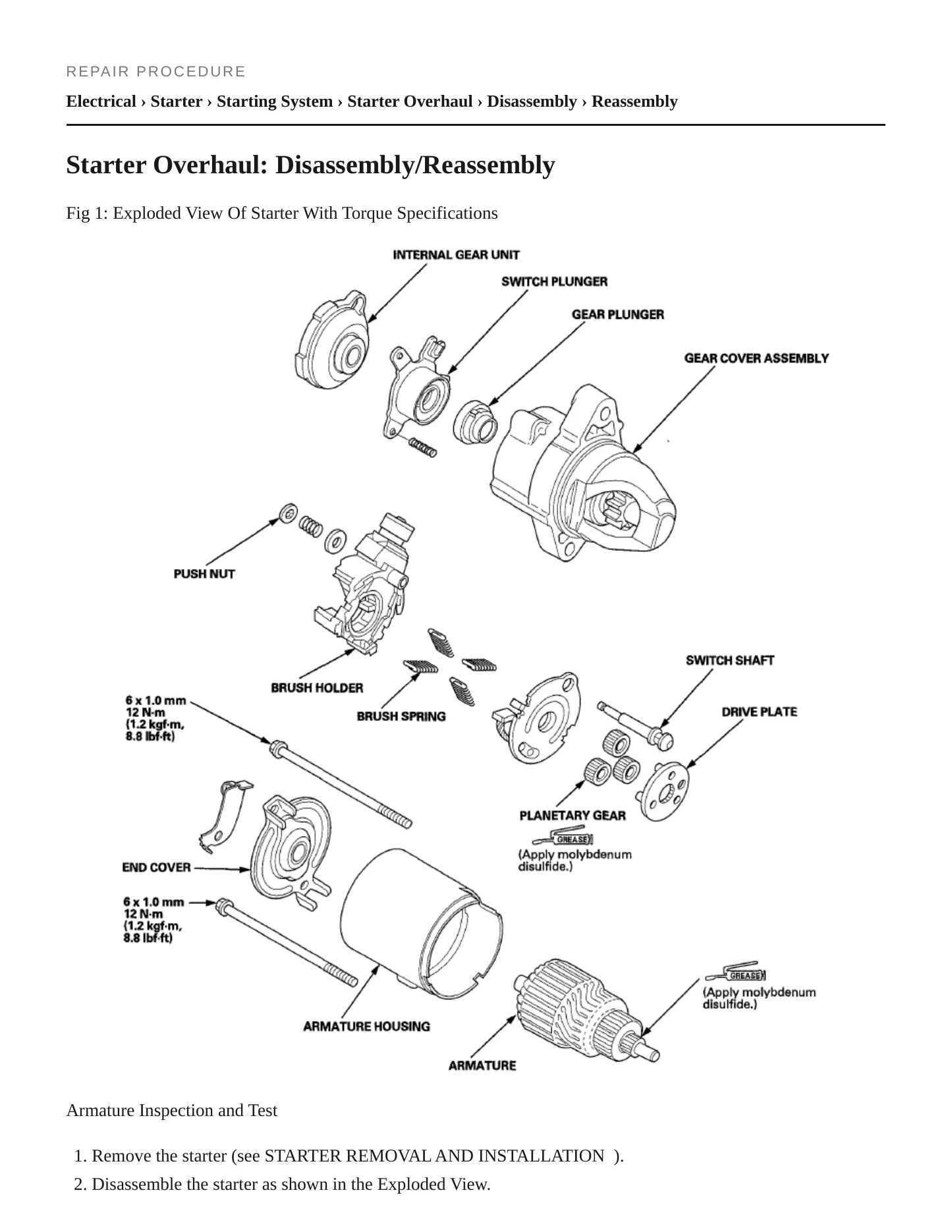 2011 Honda Insight Service and Repair Manual preview page 4