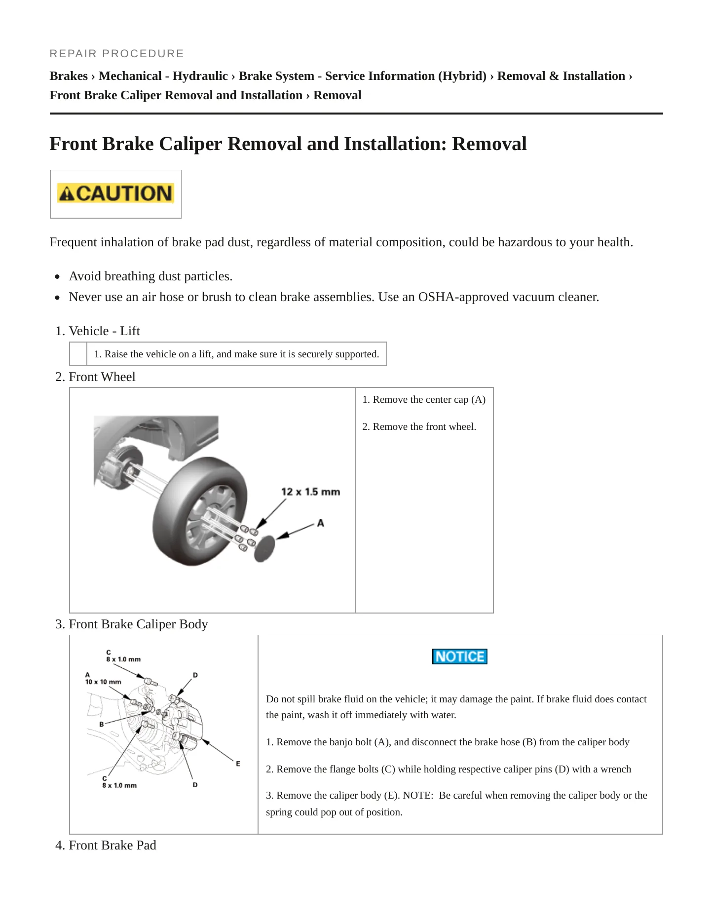 2012 Honda Civic Service and Repair Manual preview page 7